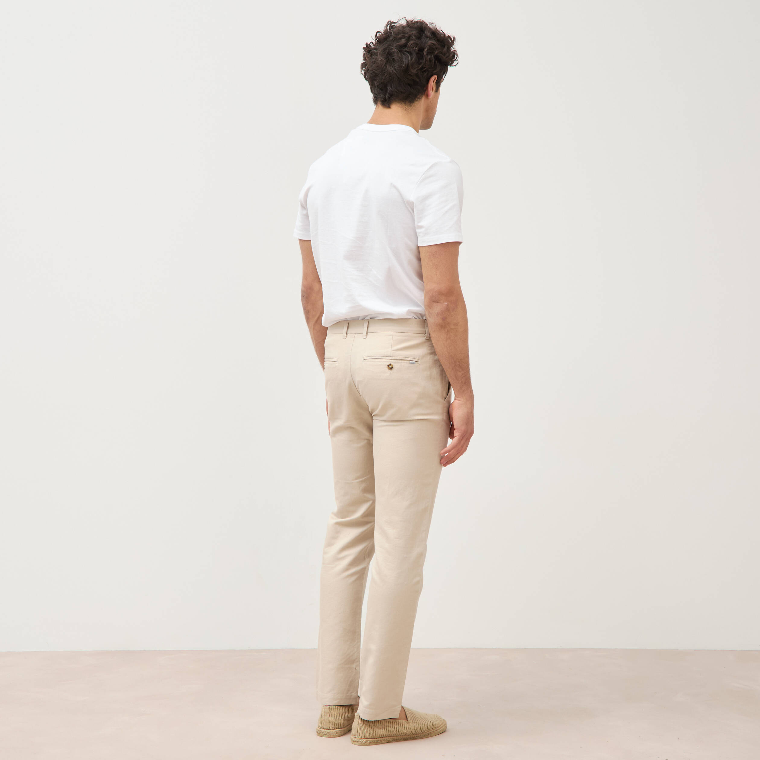 Pantalon chino sable homme