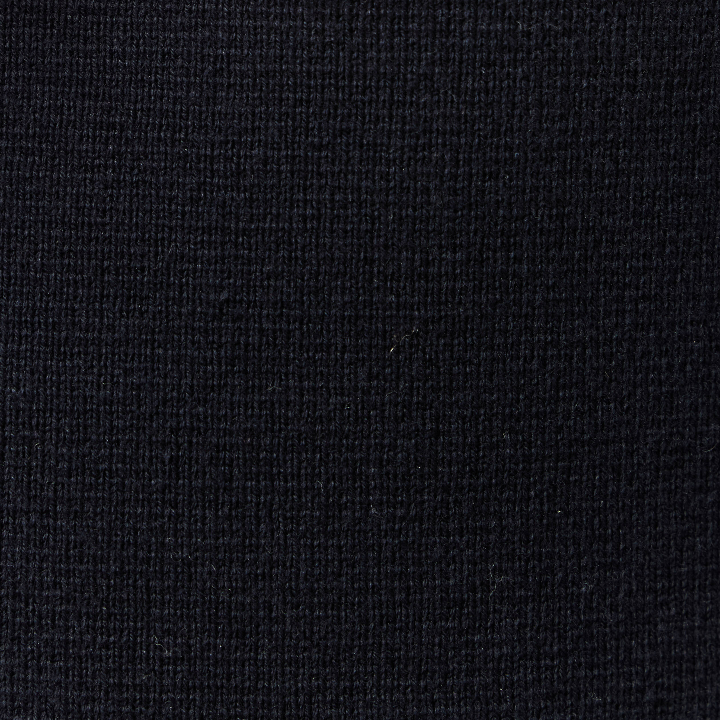 Pull manches longues bleu marine homme
