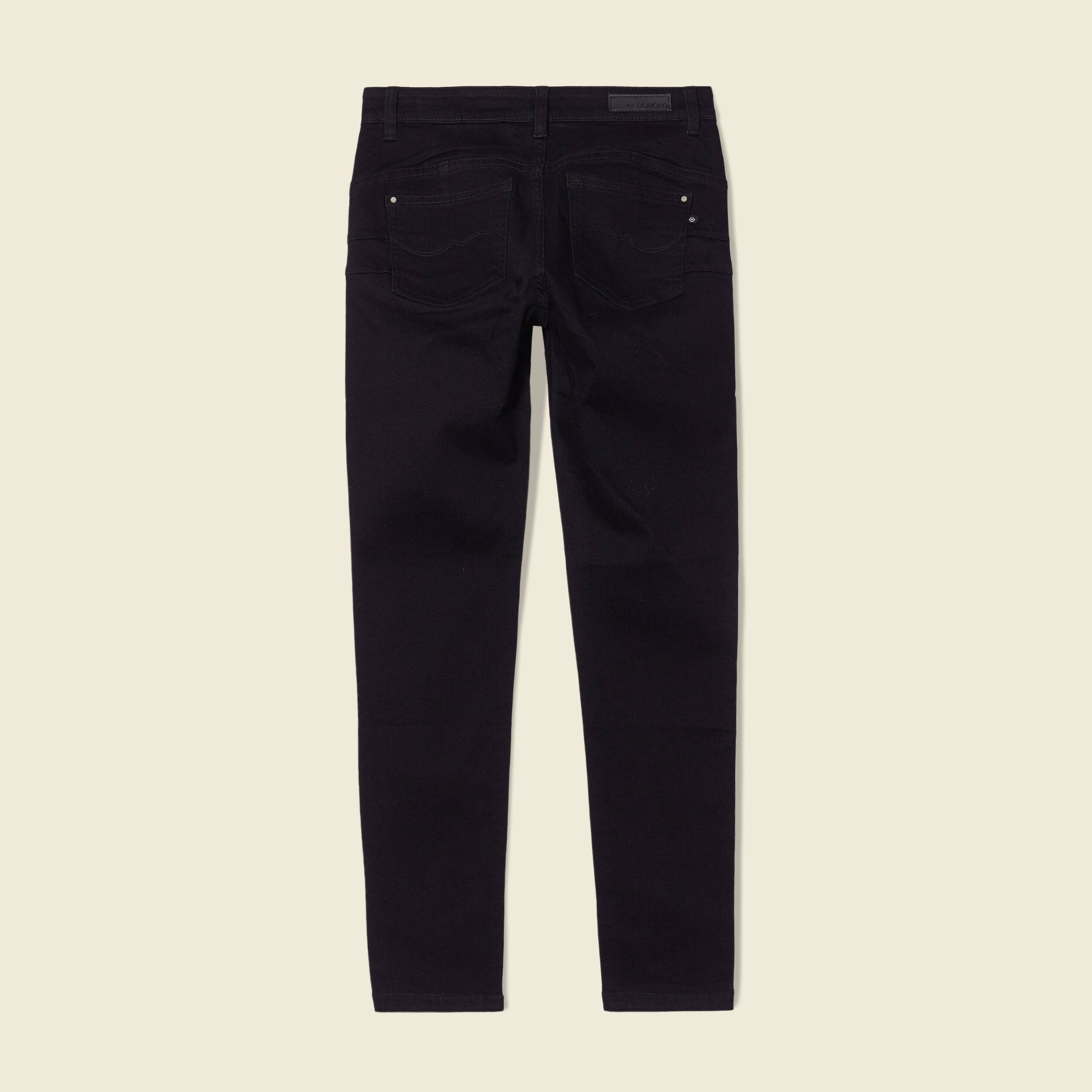 jeans skinny zippe denim noir femme Jeans skinny zippé denim noir femme