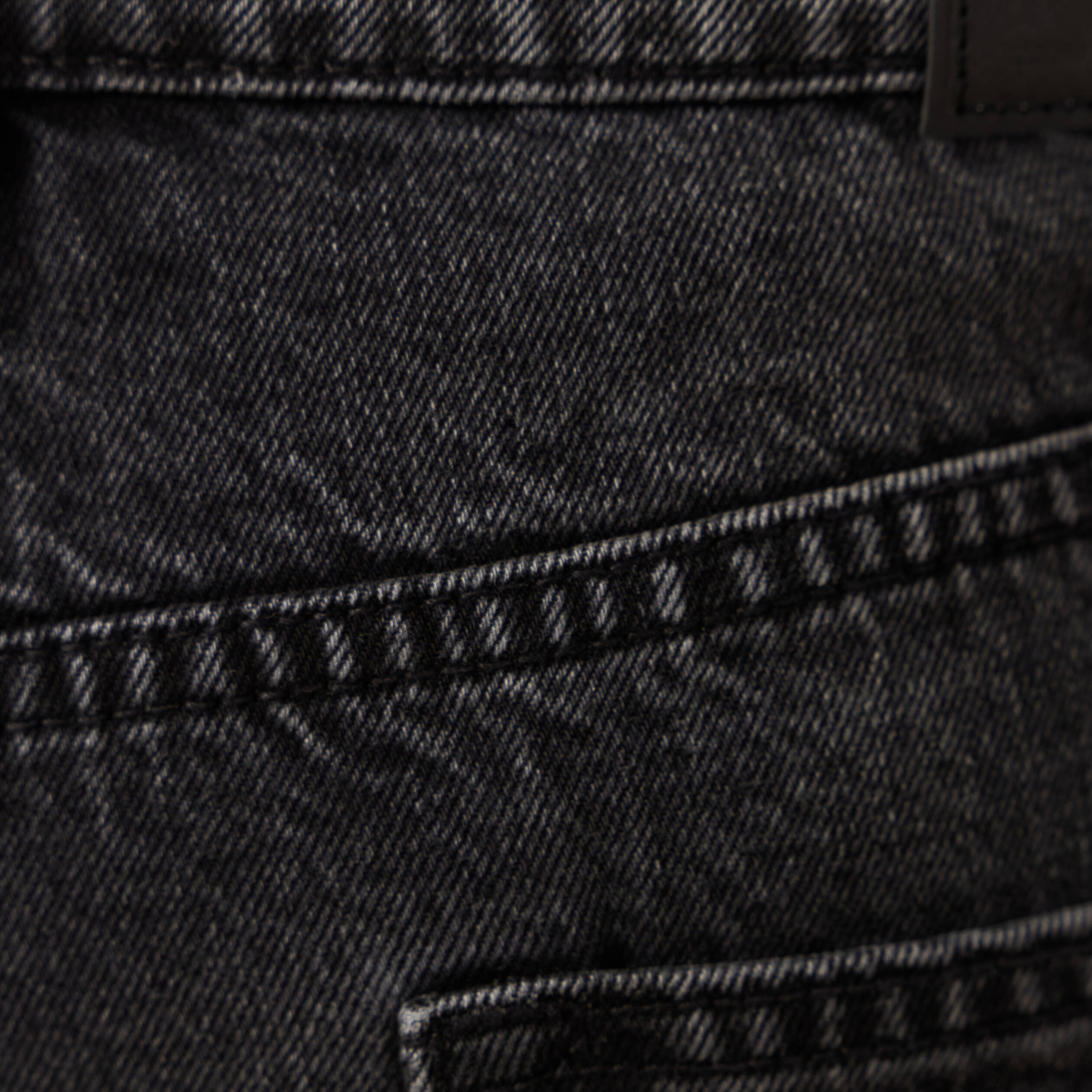 jeans loose 5 poches denim noir homme Jeans loose 5 poches denim noir homme