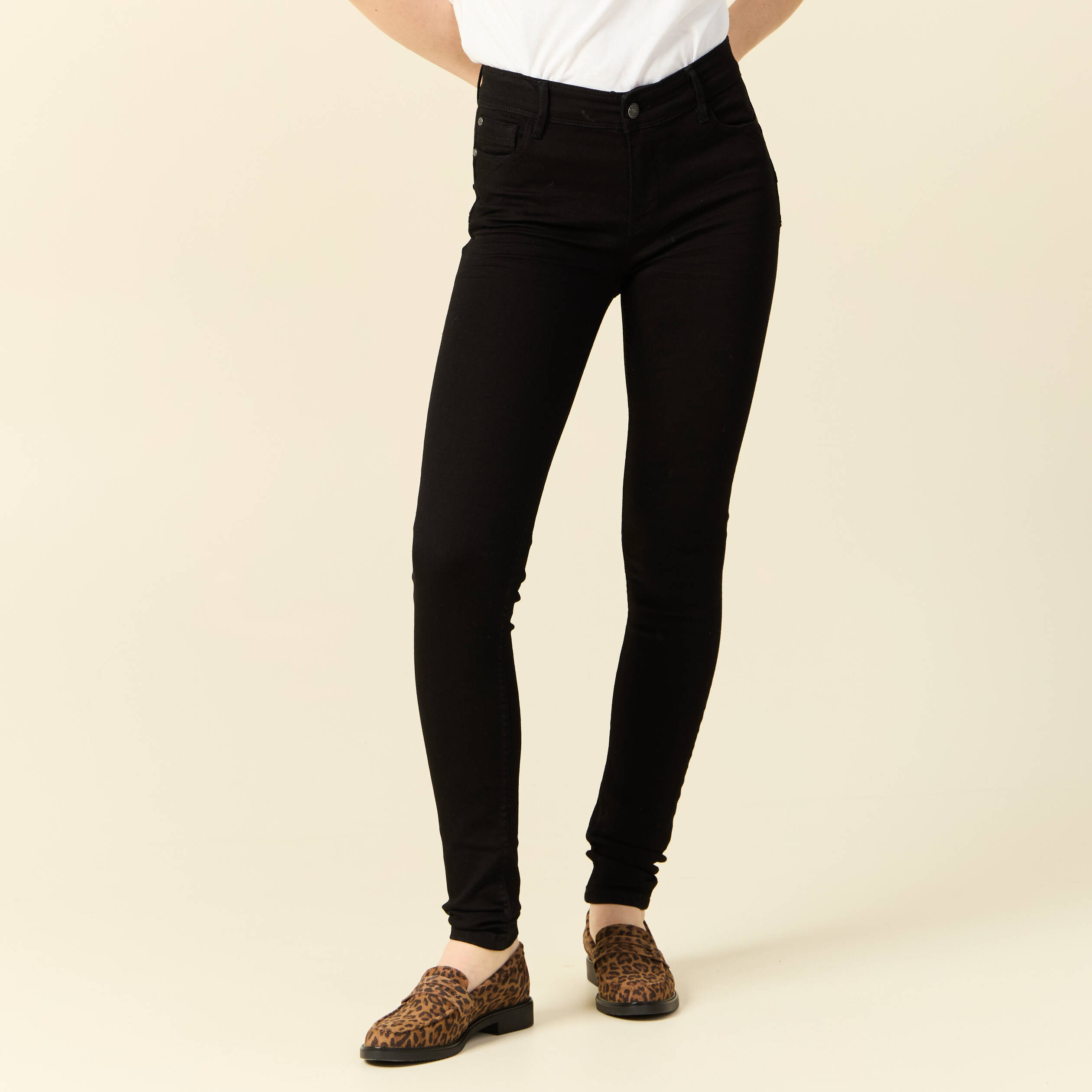 jeans marylin skinny push up denim noir femme Jeans Marylin - skinny push up denim noir femme