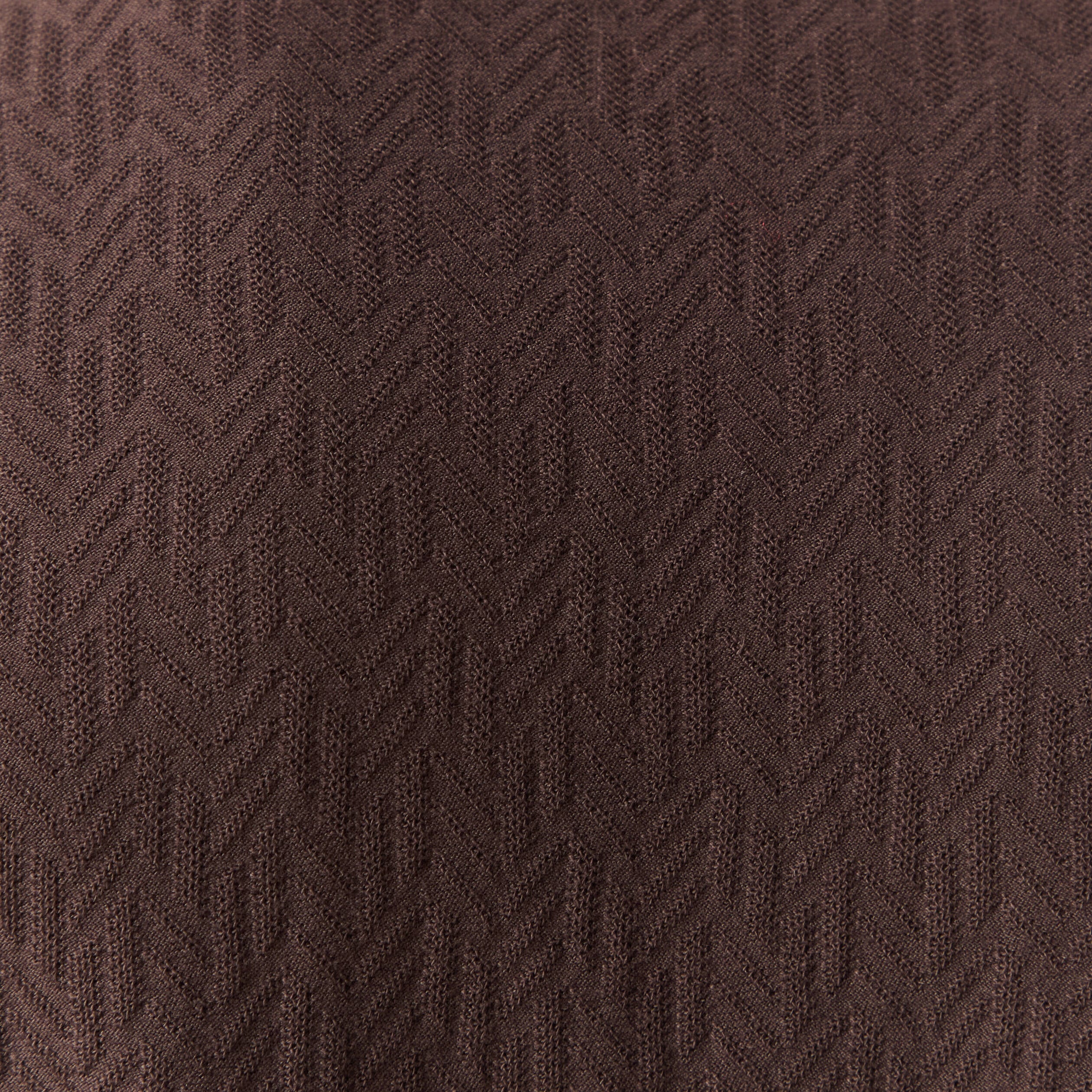 Polo manches courtes marron fonc&eacute; homme