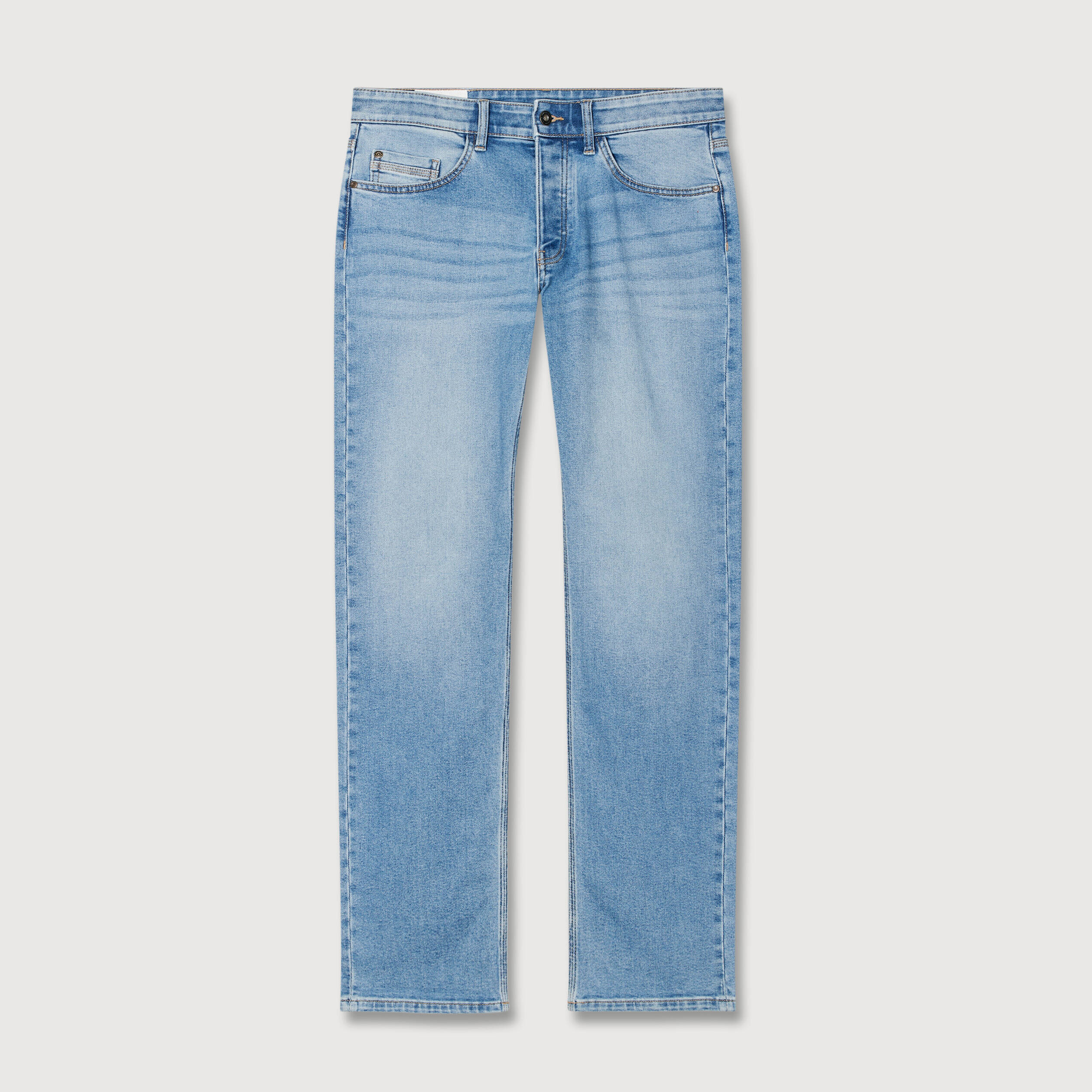 Jeans regular 5 poches denim used homme