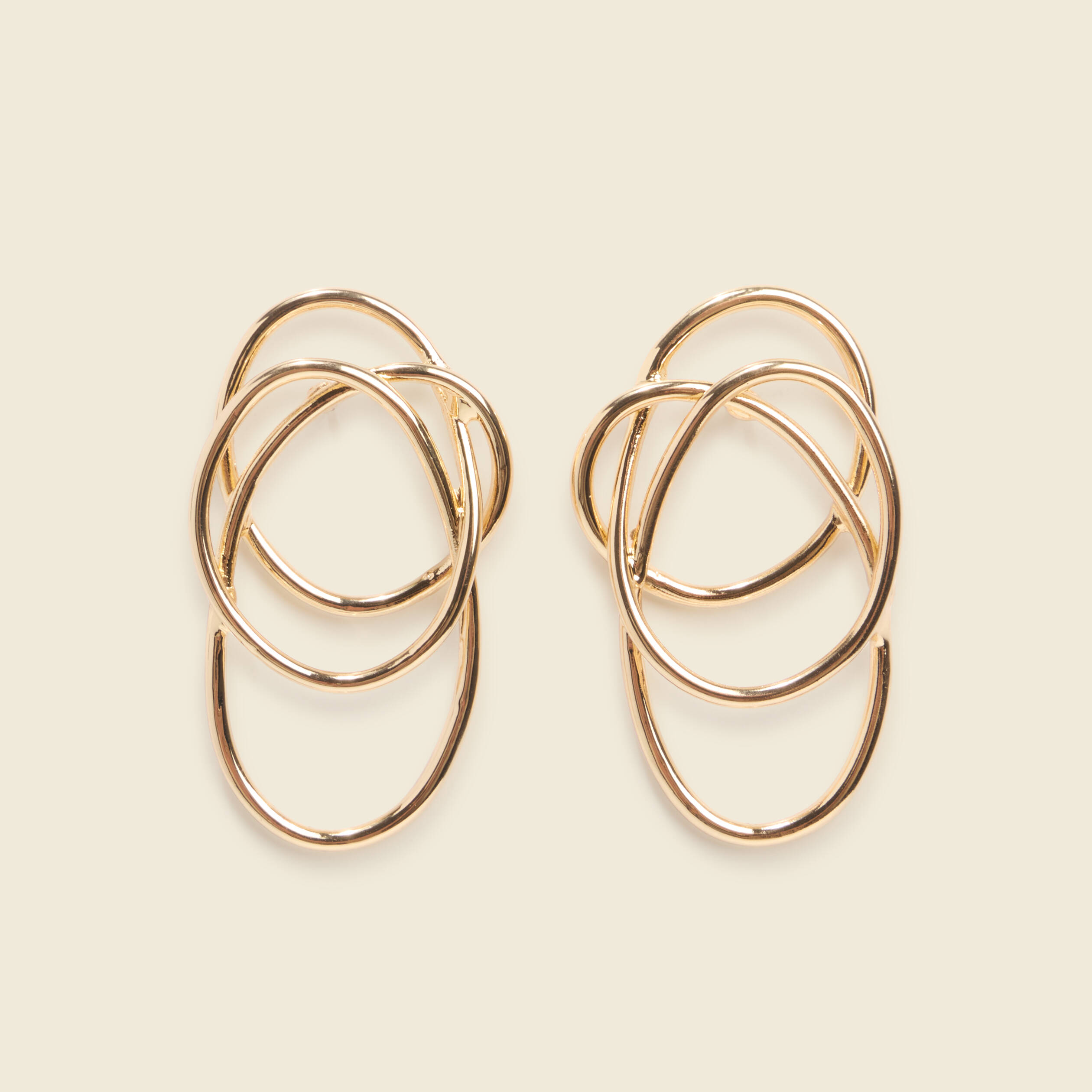 Boucles d'oreilles couleur or femme