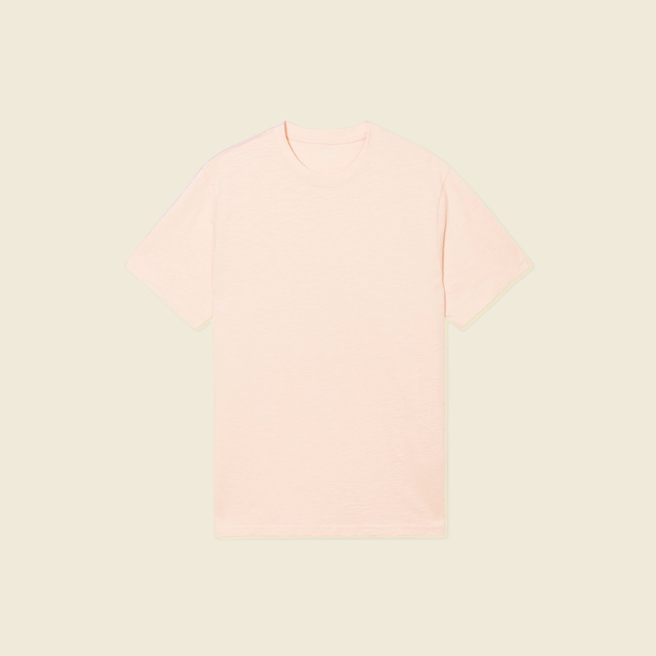 t shirt eco responsable rose clair homme T-shirt éco-responsable rose clair homme