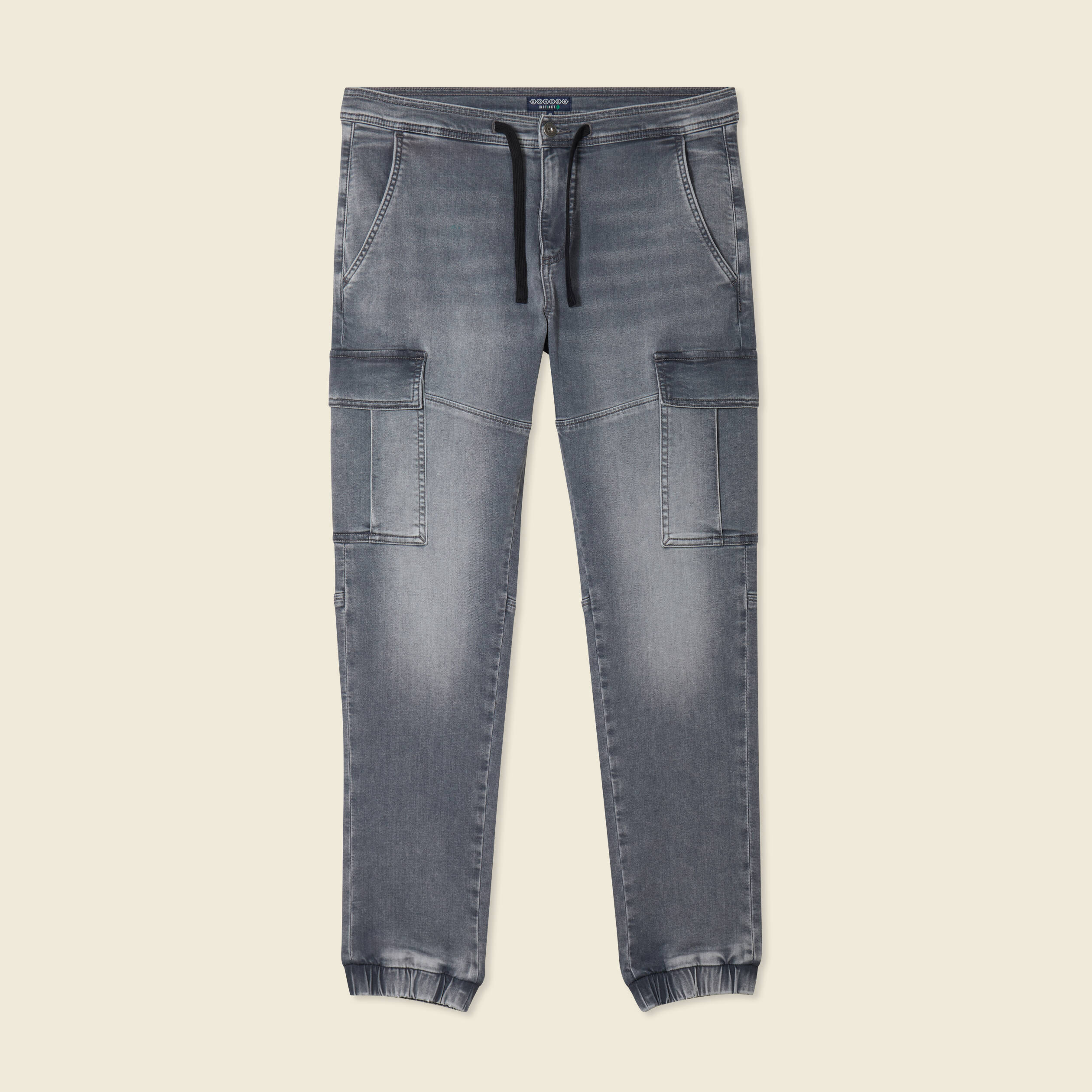 jeans jogger battle denim gris homme Jeans jogger battle denim gris homme