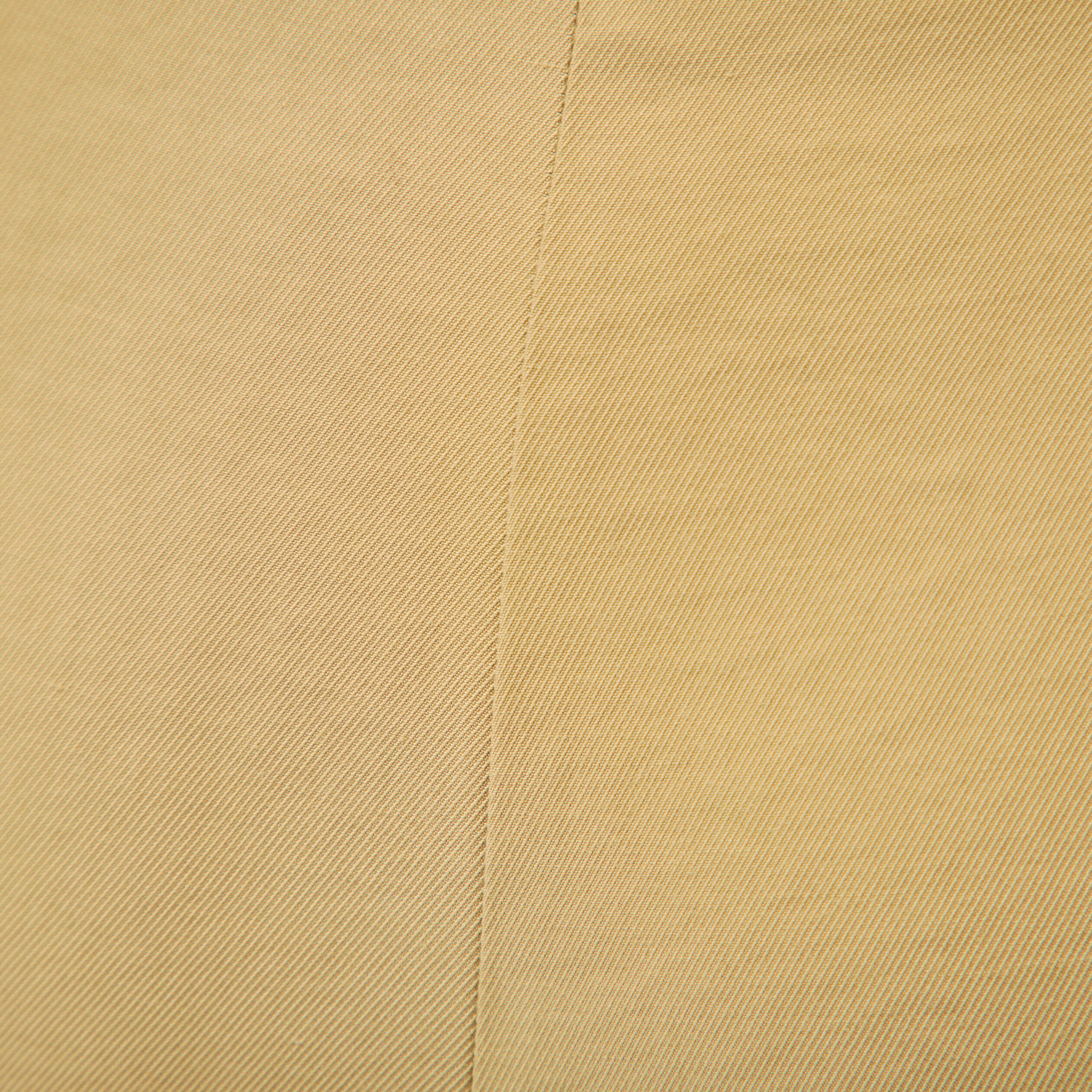 Pantalon loose taille standard camel femme