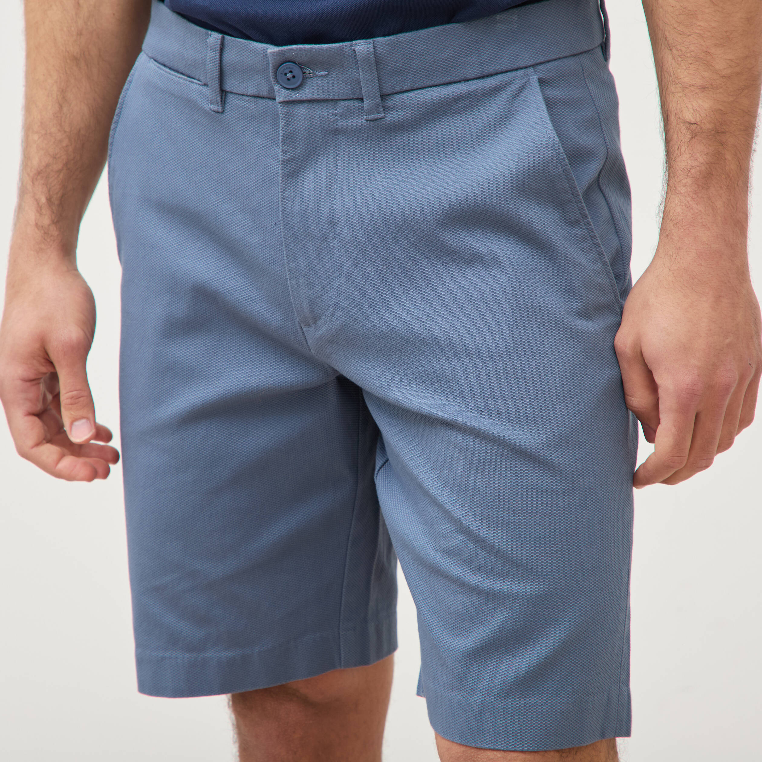 Bermuda bleu gris homme