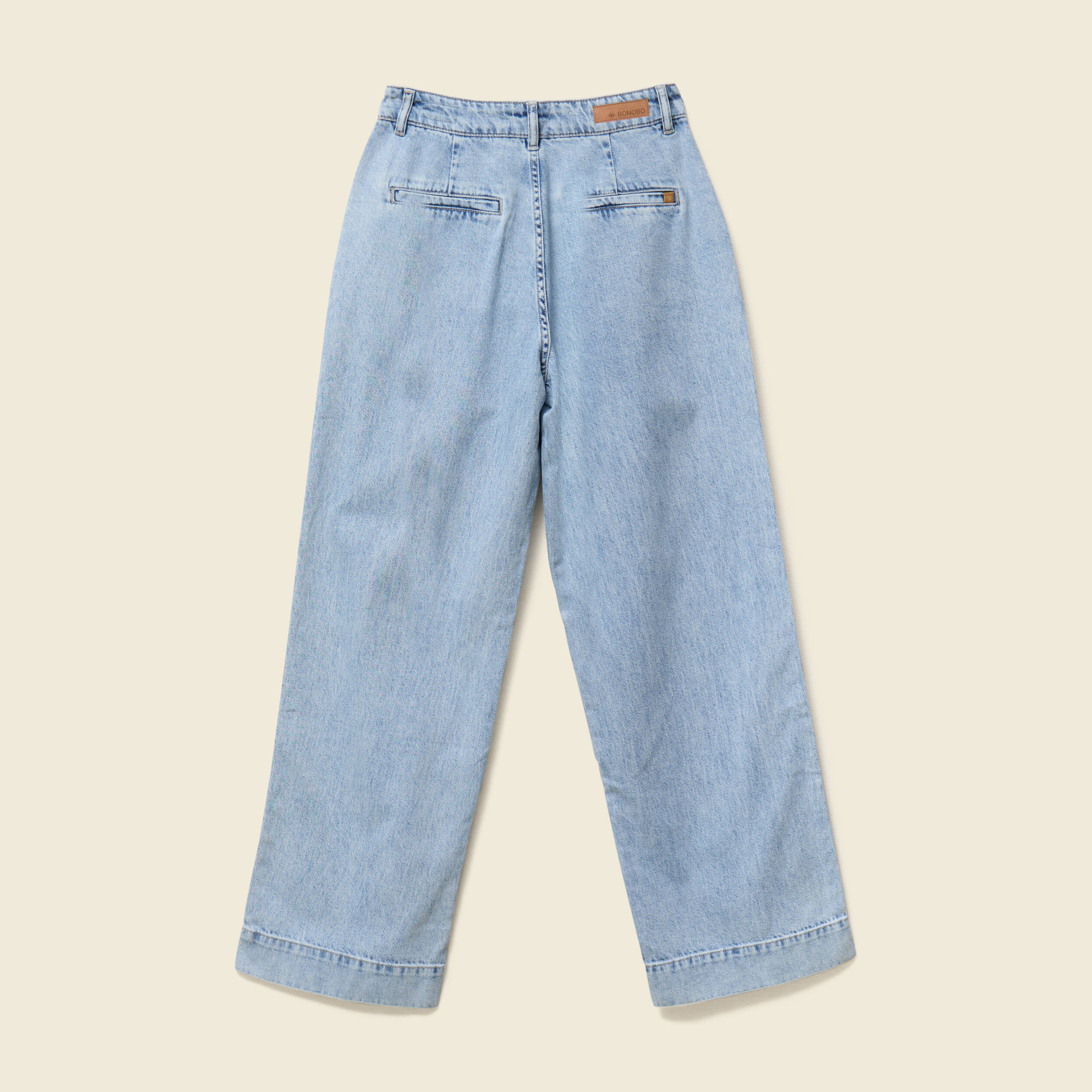 jeans large denim bleach femme Jeans large denim bleach femme