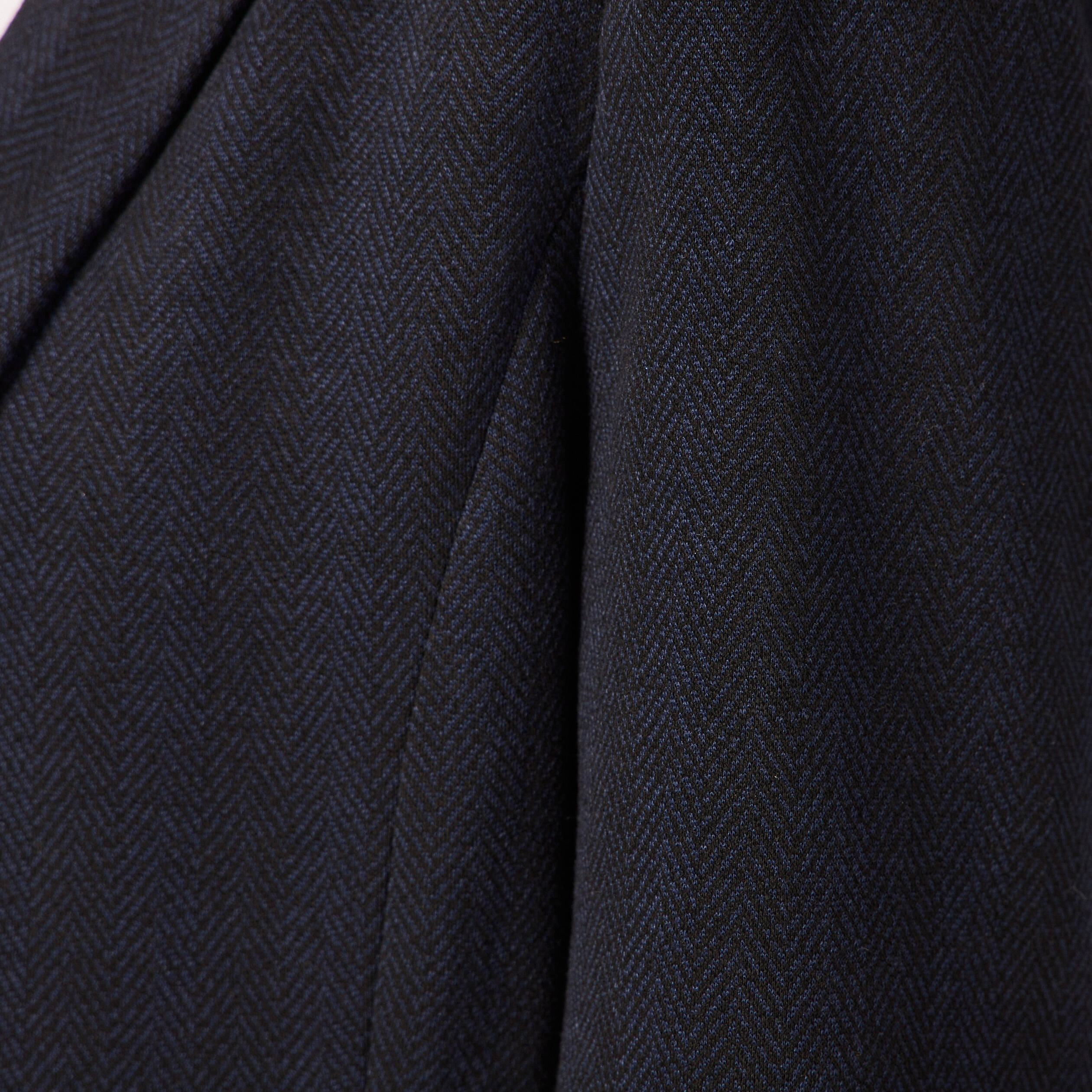 Veste blazer droite bleu marine femme