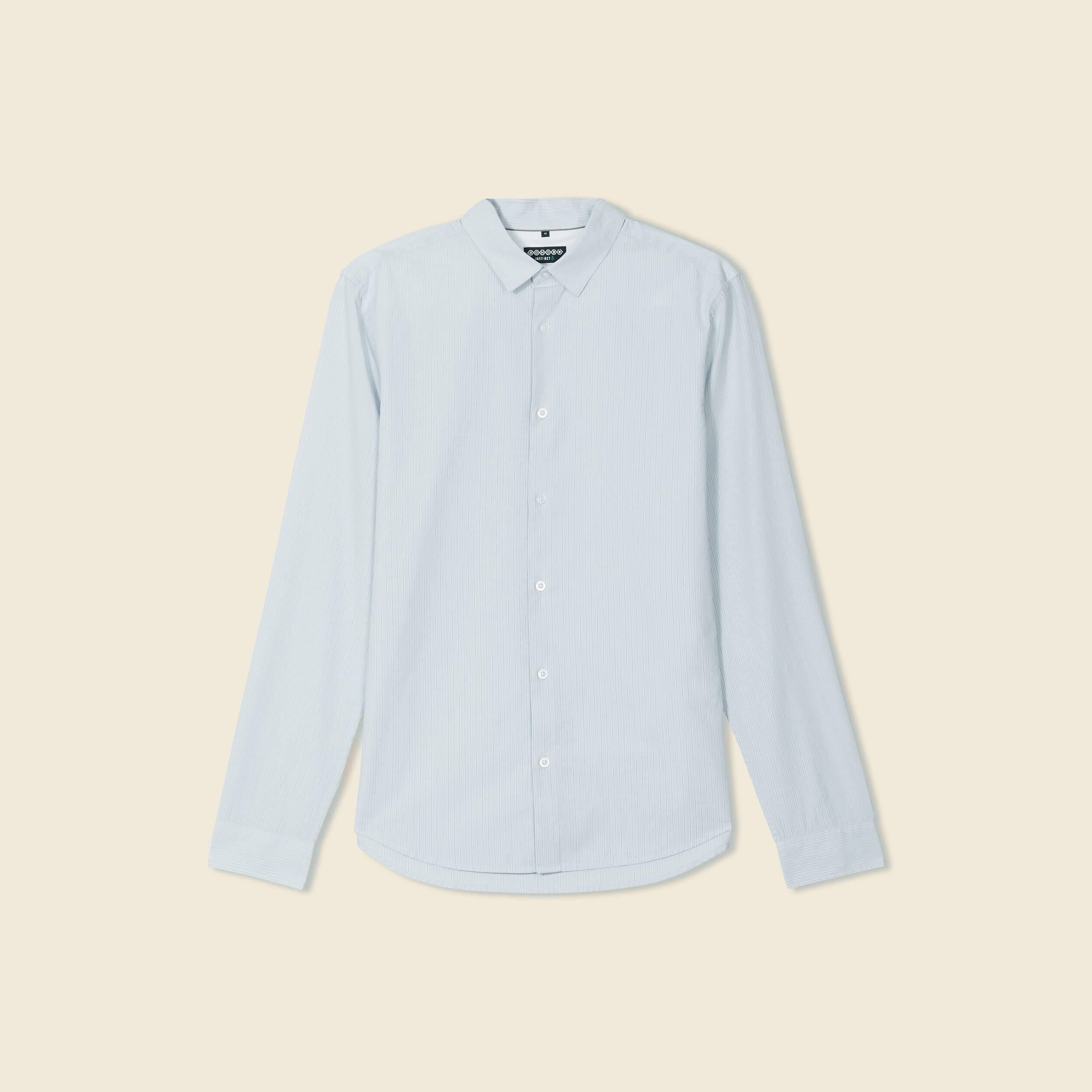 Chemise manches longues bleu ciel homme