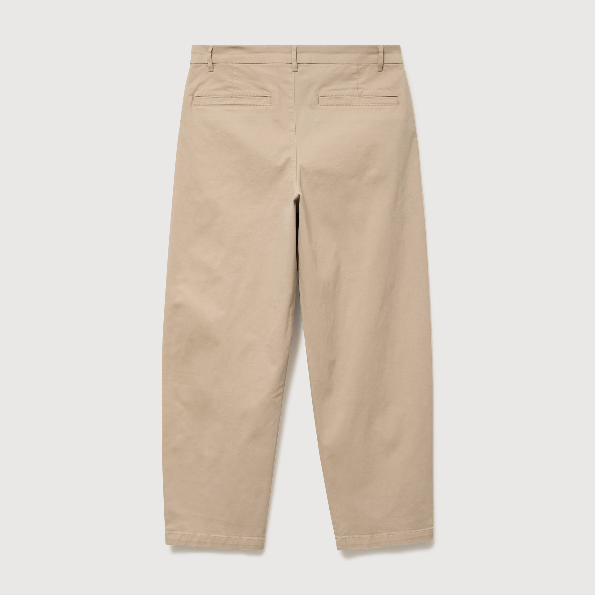 Pantalon coupe large beige homme