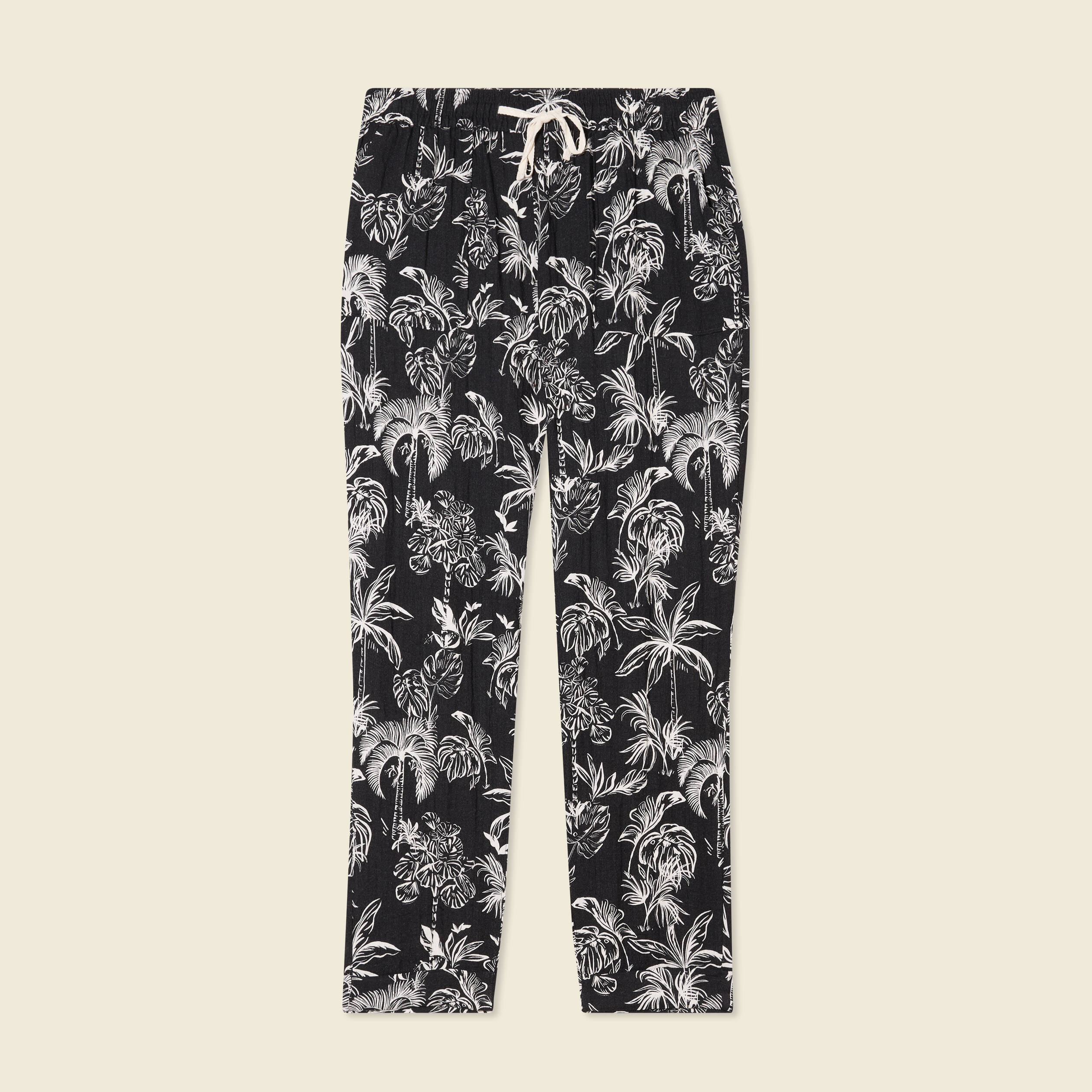 pantalon carotte fluide noir femme Pantalon carotte fluide noir femme