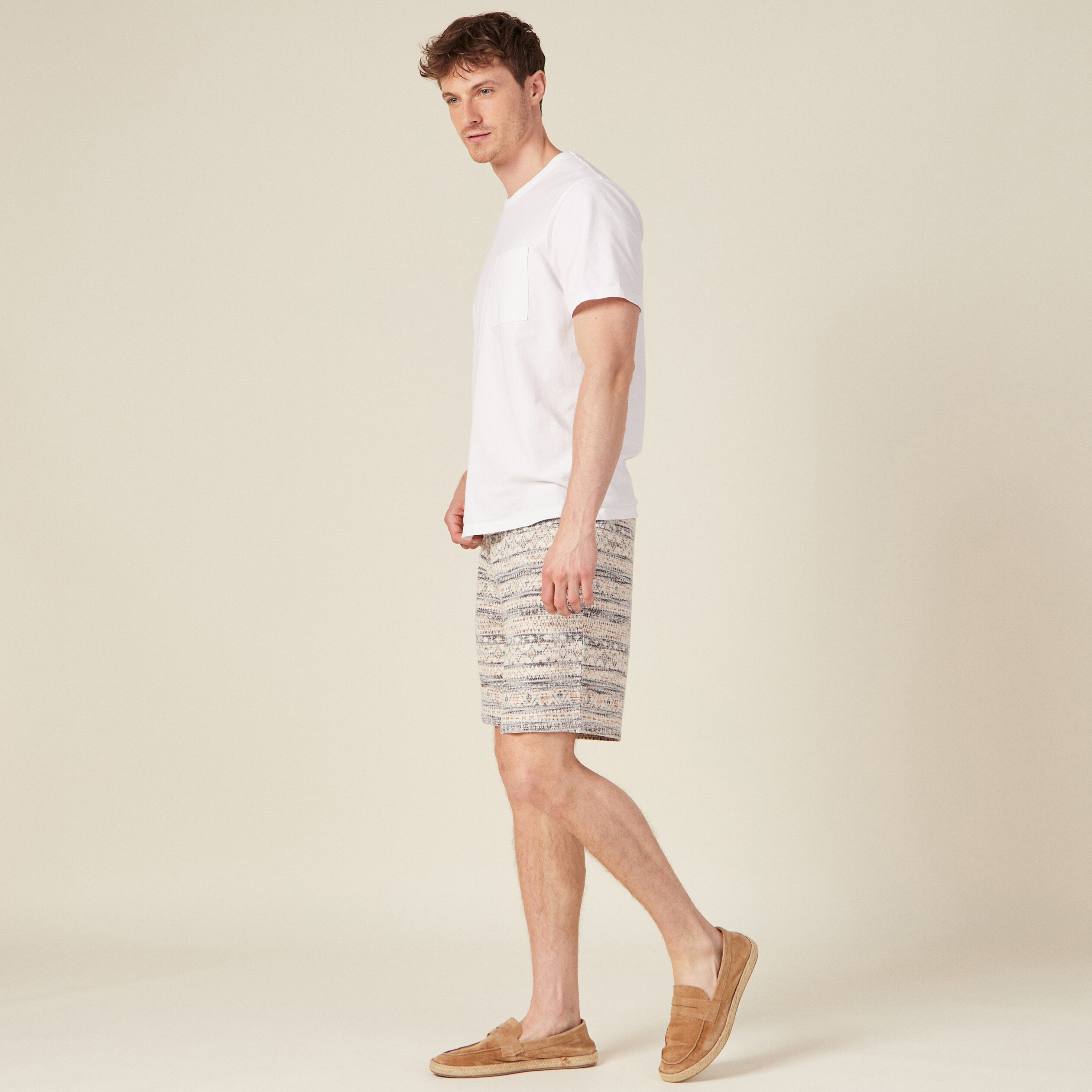 Bermuda sales beige homme