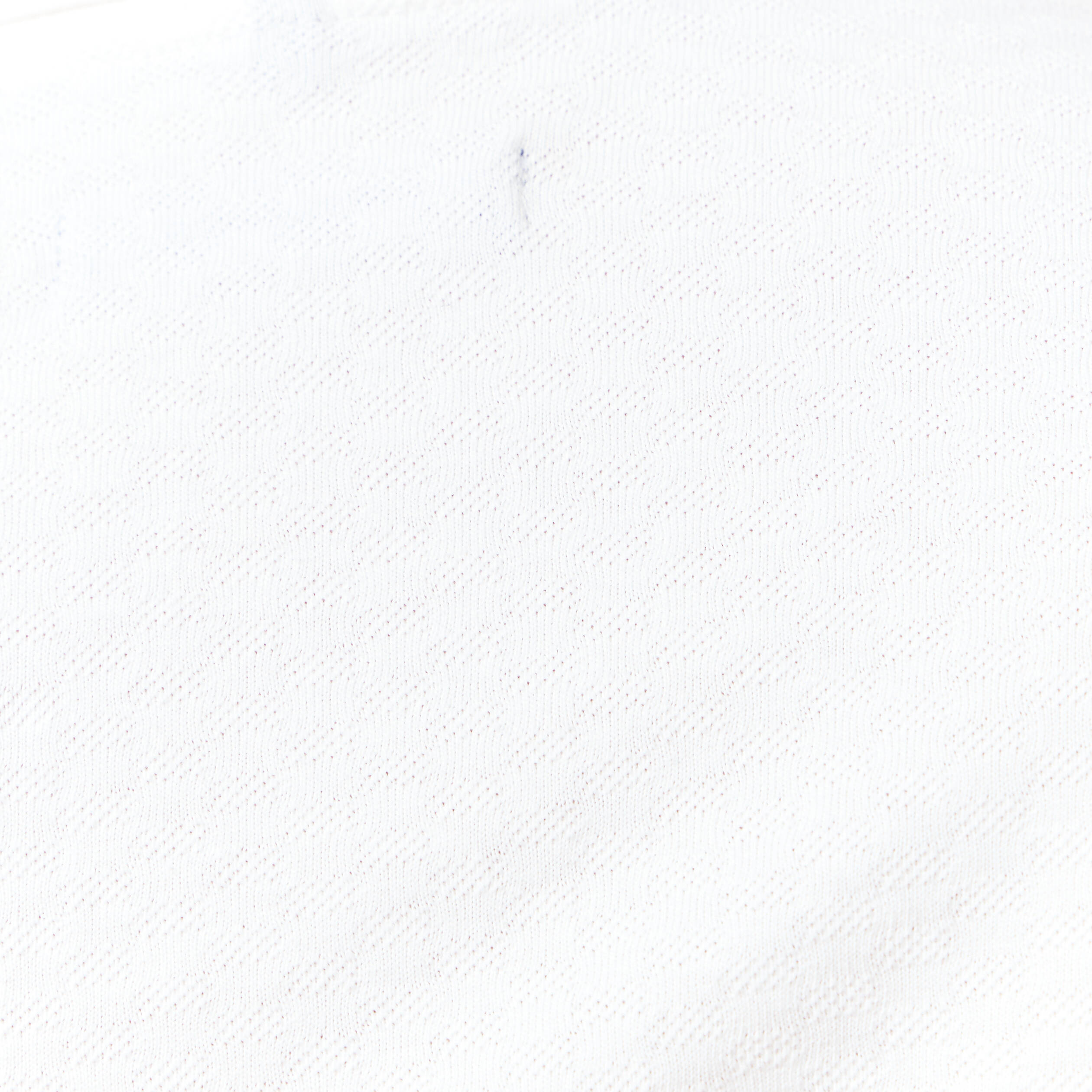 Polo cintr&eacute; en coton manches courtes blanc homme
