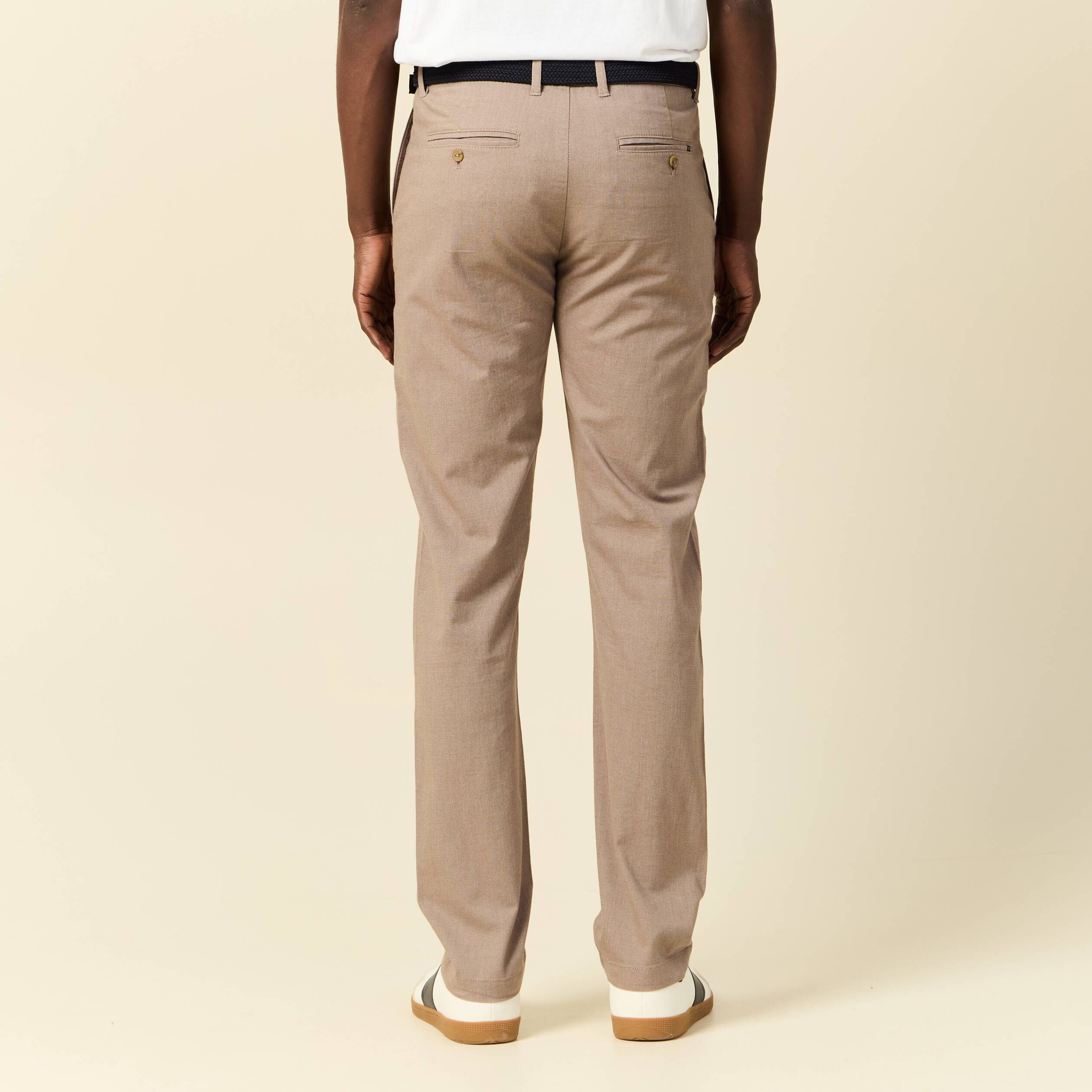 pantalon chino straight taupe homme Pantalon chino straight taupe homme