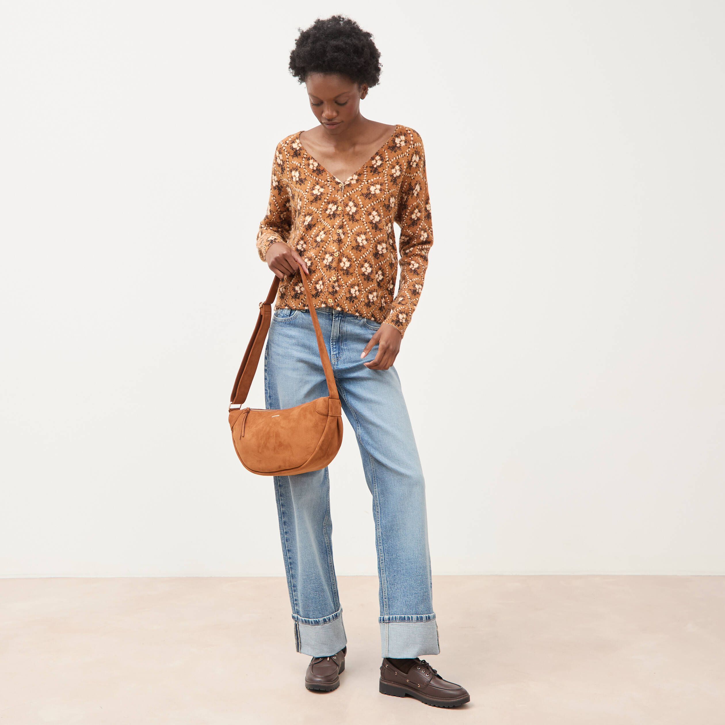 Gilet &agrave; manches longues bordeaux femme