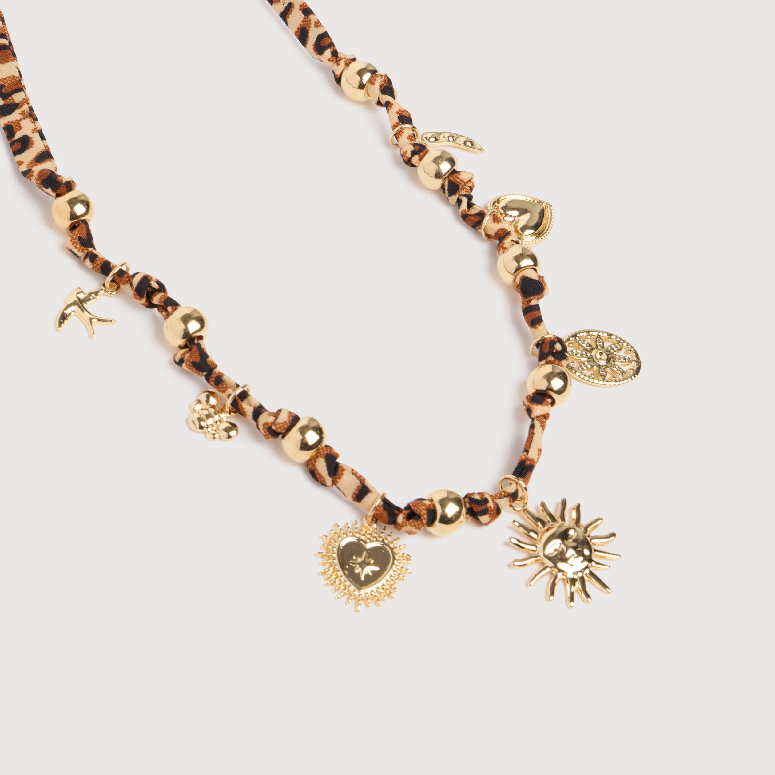 Collier camel femme