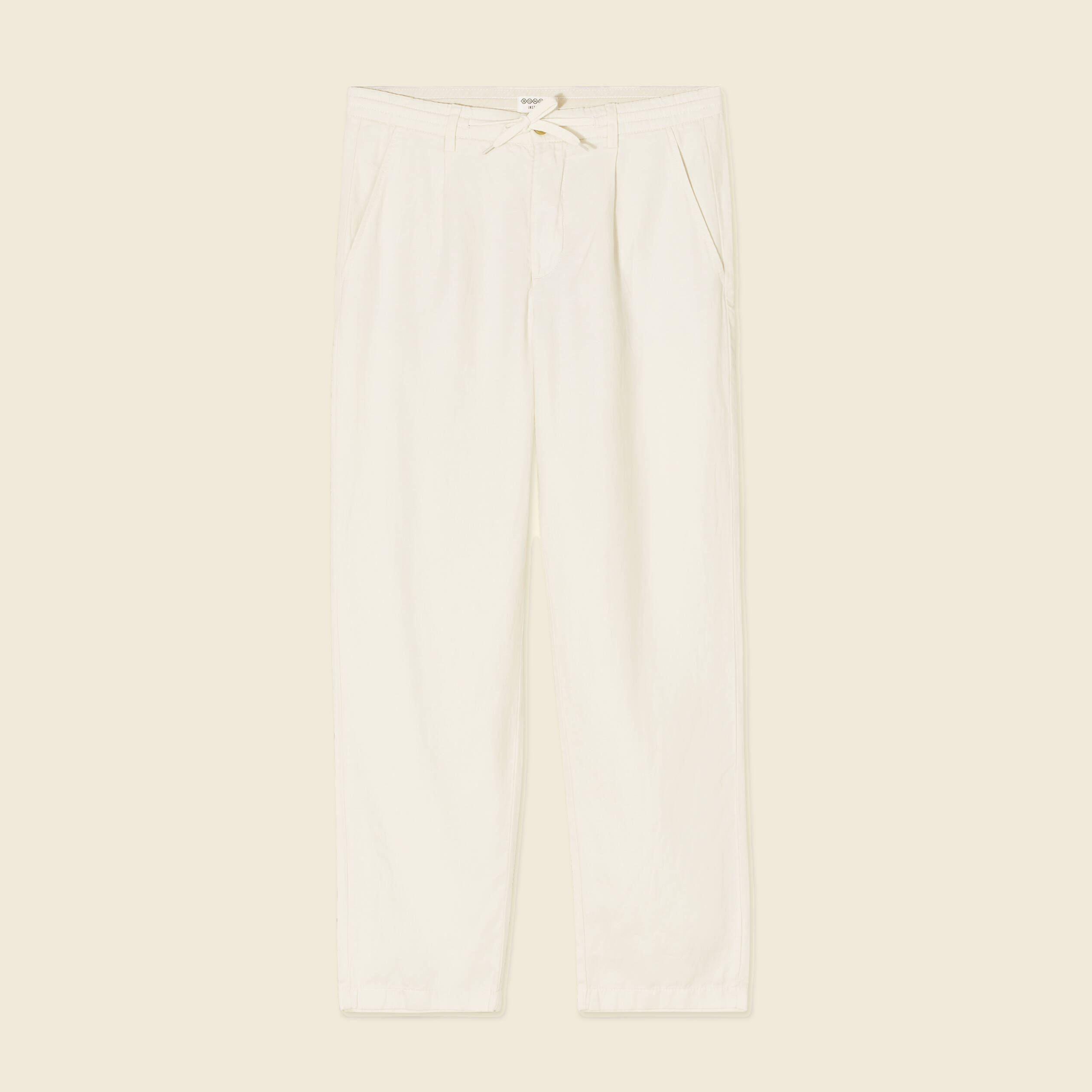 pantalon chino straight ecru homme Pantalon chino straight ecru homme