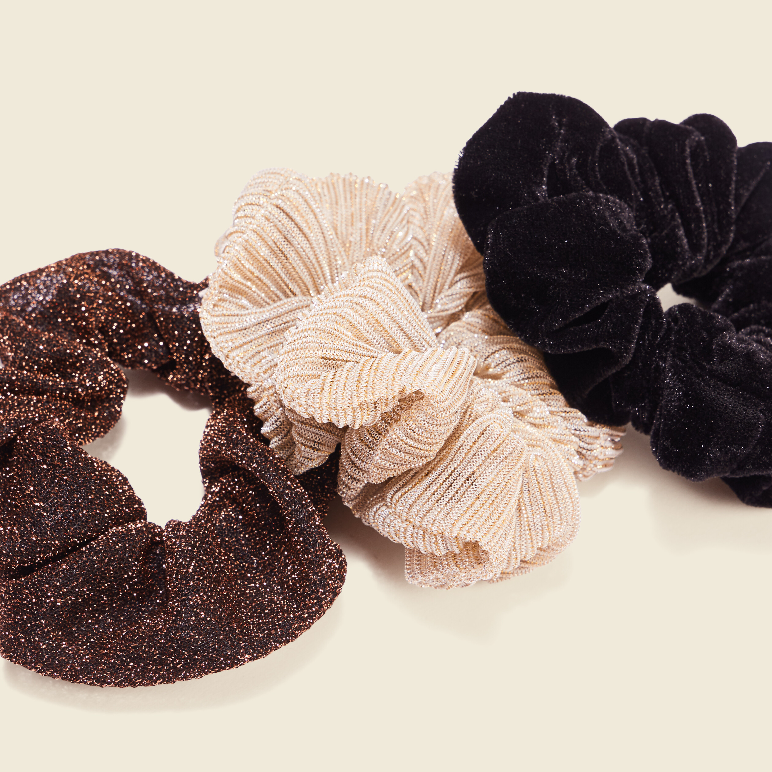 Chouchou Cheveux Valentino Noir Et Beige - 21 Cm - Neuf Avec étiquettes - Élastique élégant