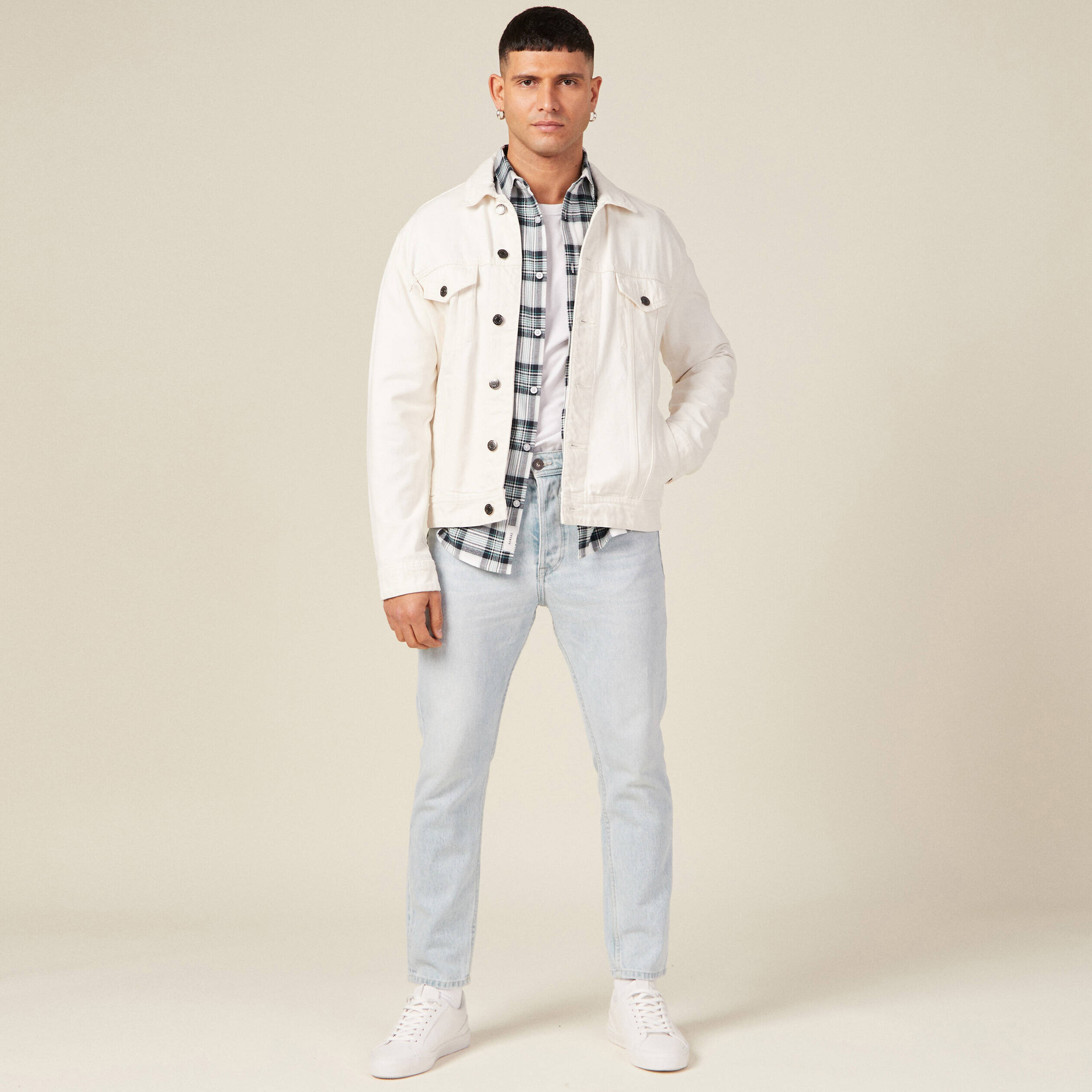 chemise eco responsable ecru homme Chemise éco-responsable ecru homme