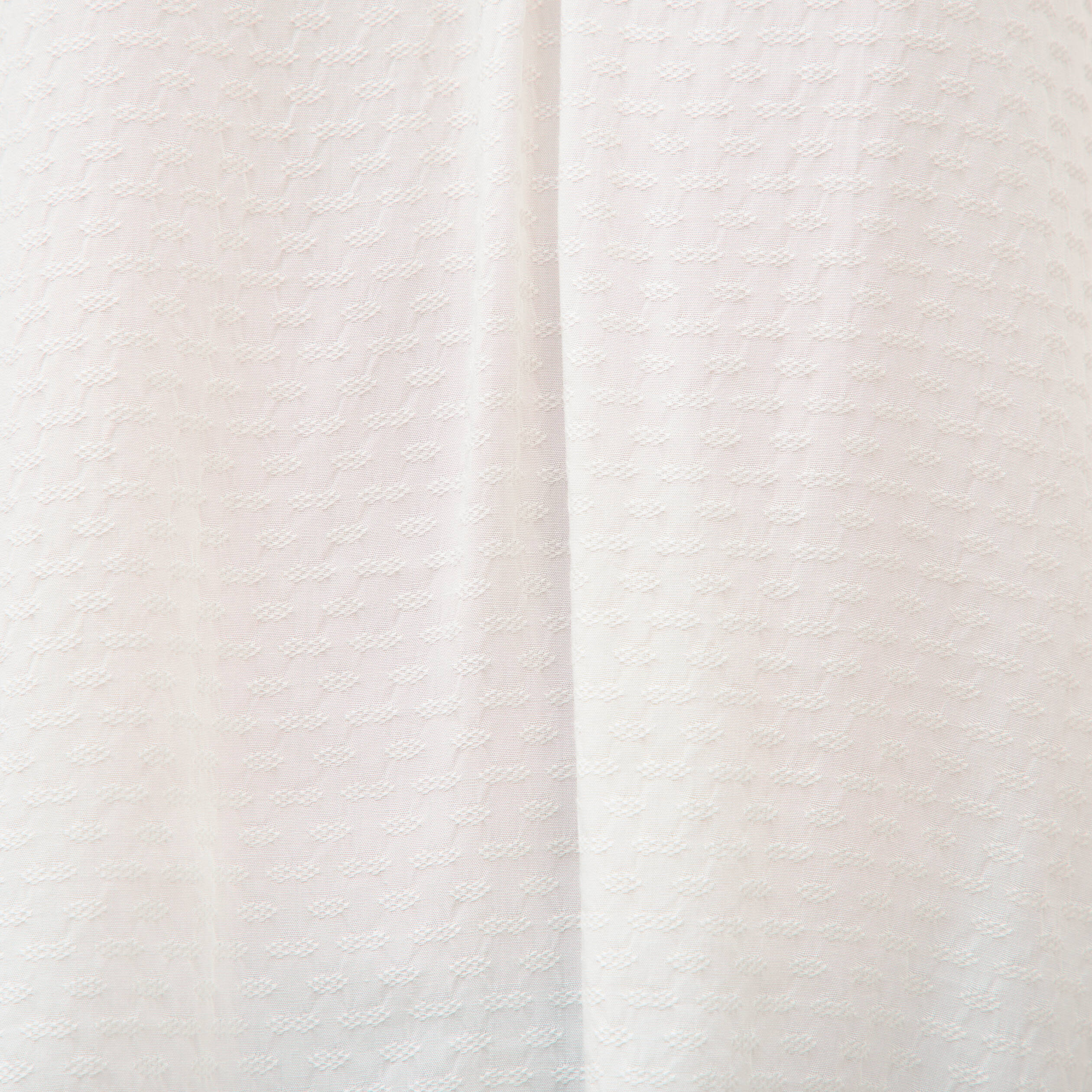 Top sans manches col tailleur ecru femme