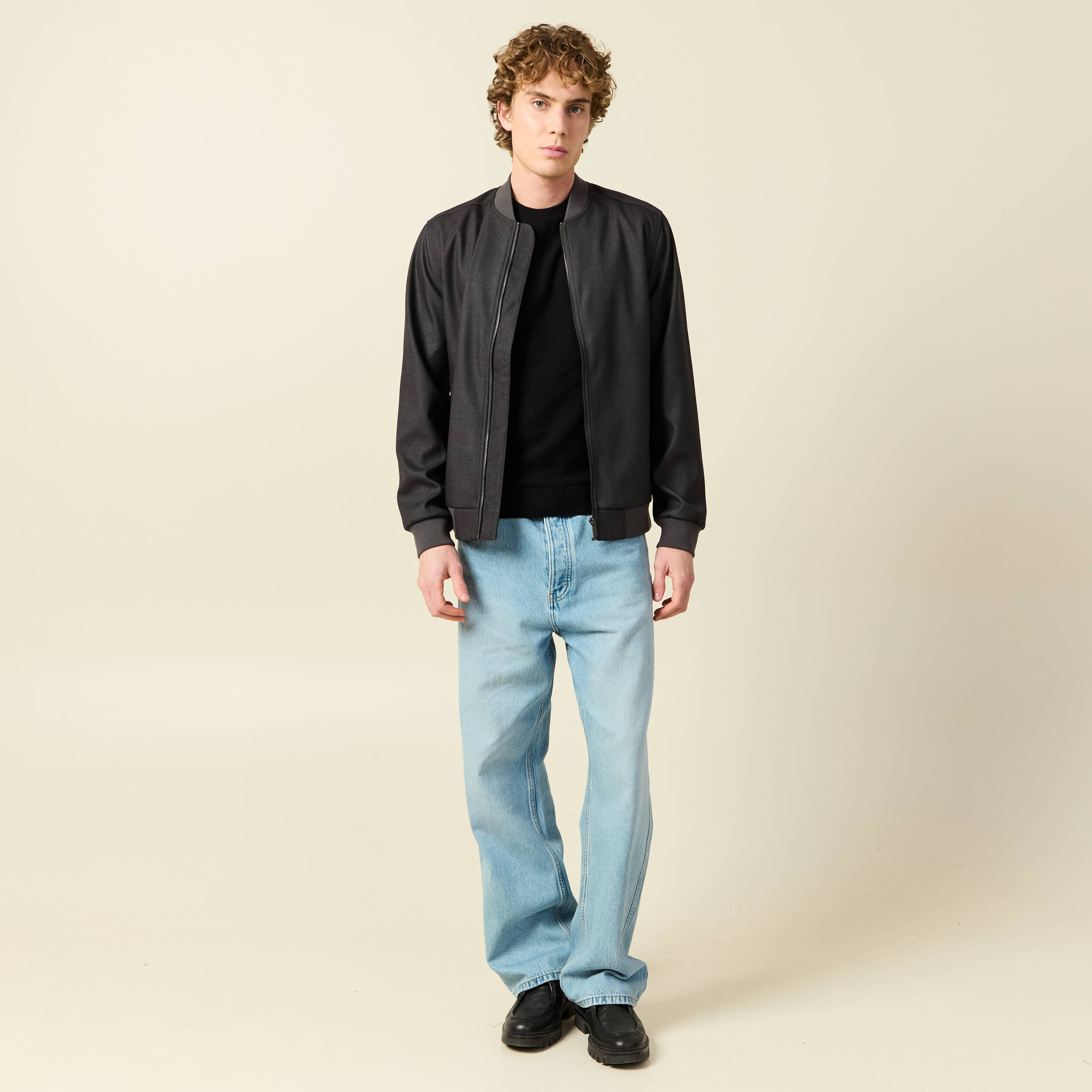 T-shirt en coton noir homme