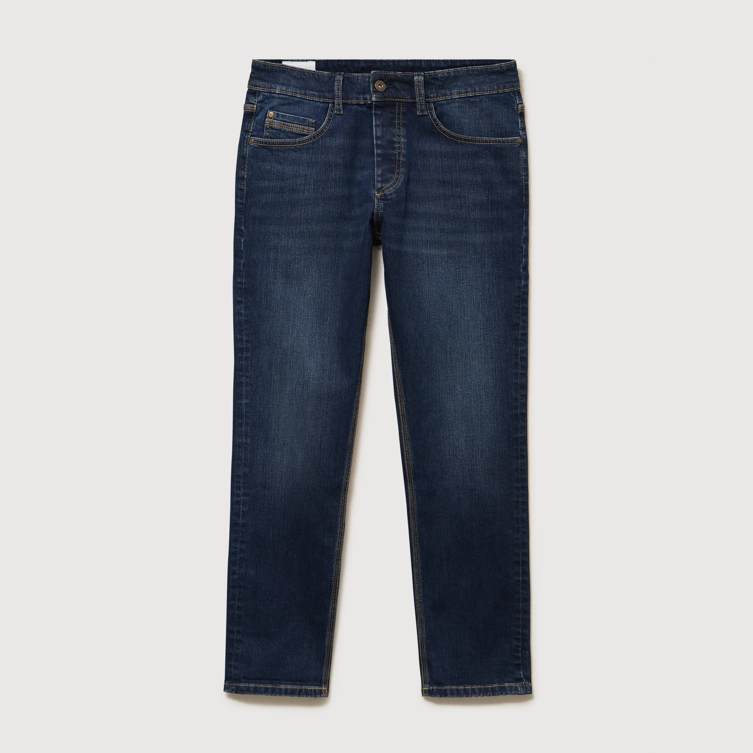 Jeans straight longueur 30 denim brut homme