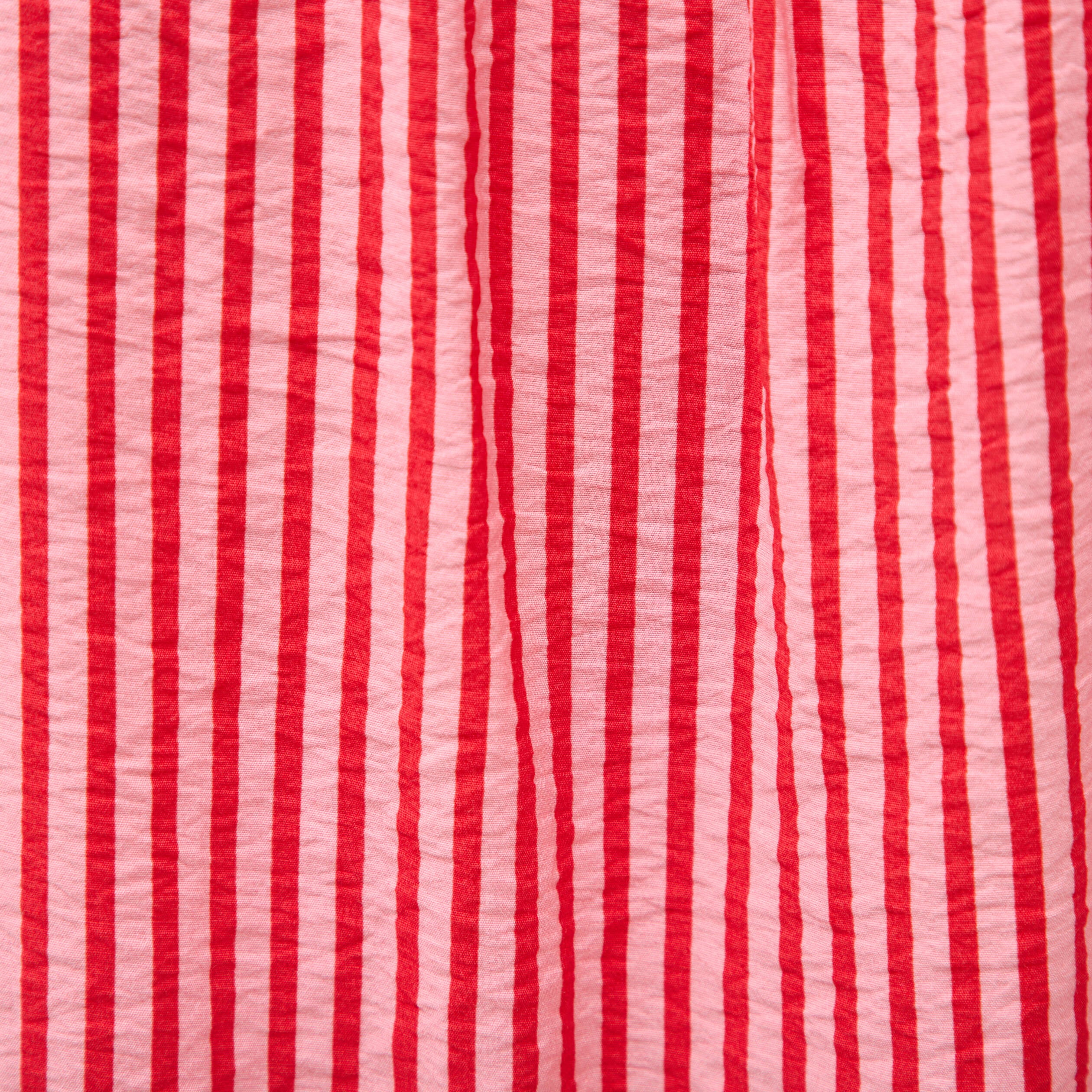 Top droit manches courtes rouge femme