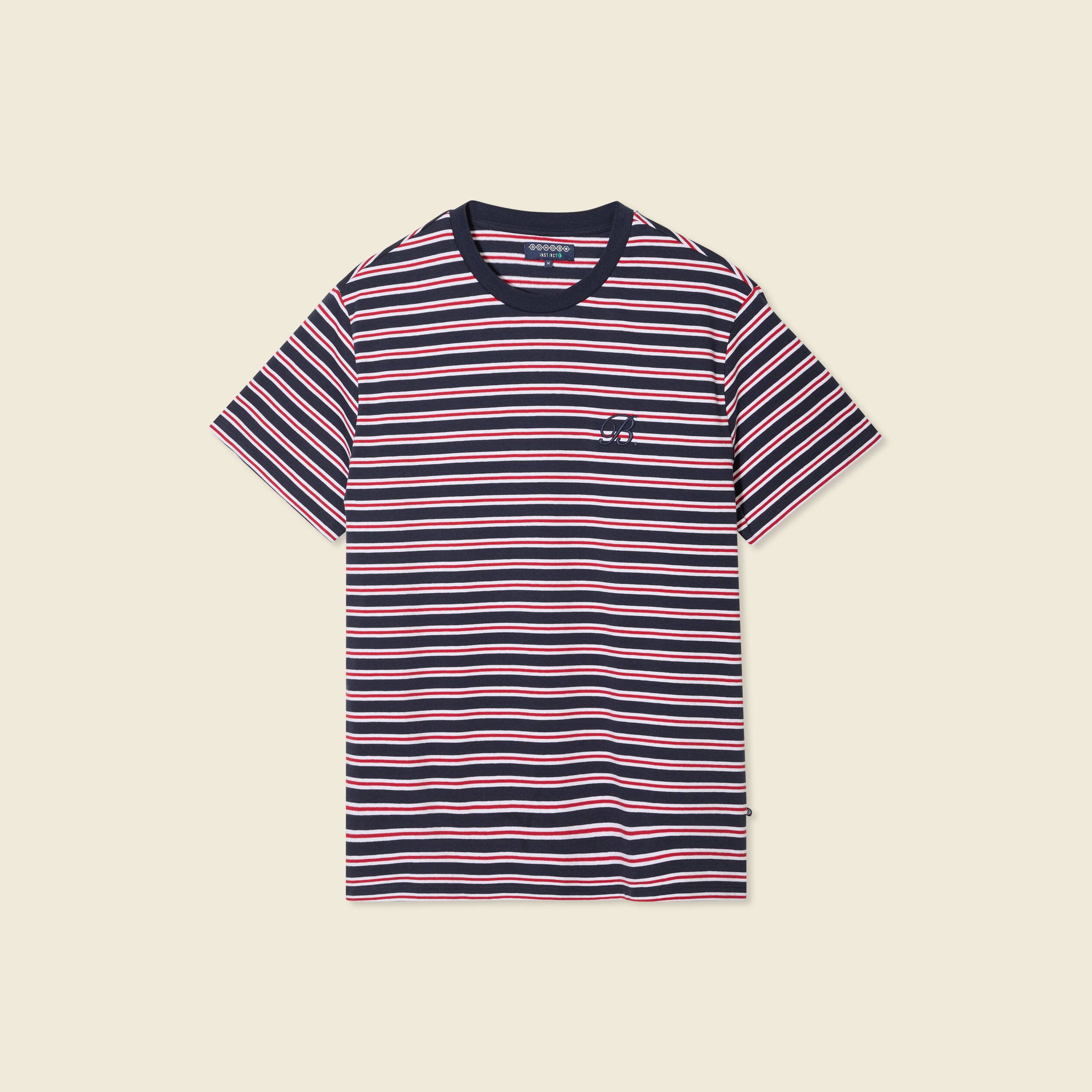 t shirt manches courtes bleu marine homme T-shirt manches courtes bleu marine homme