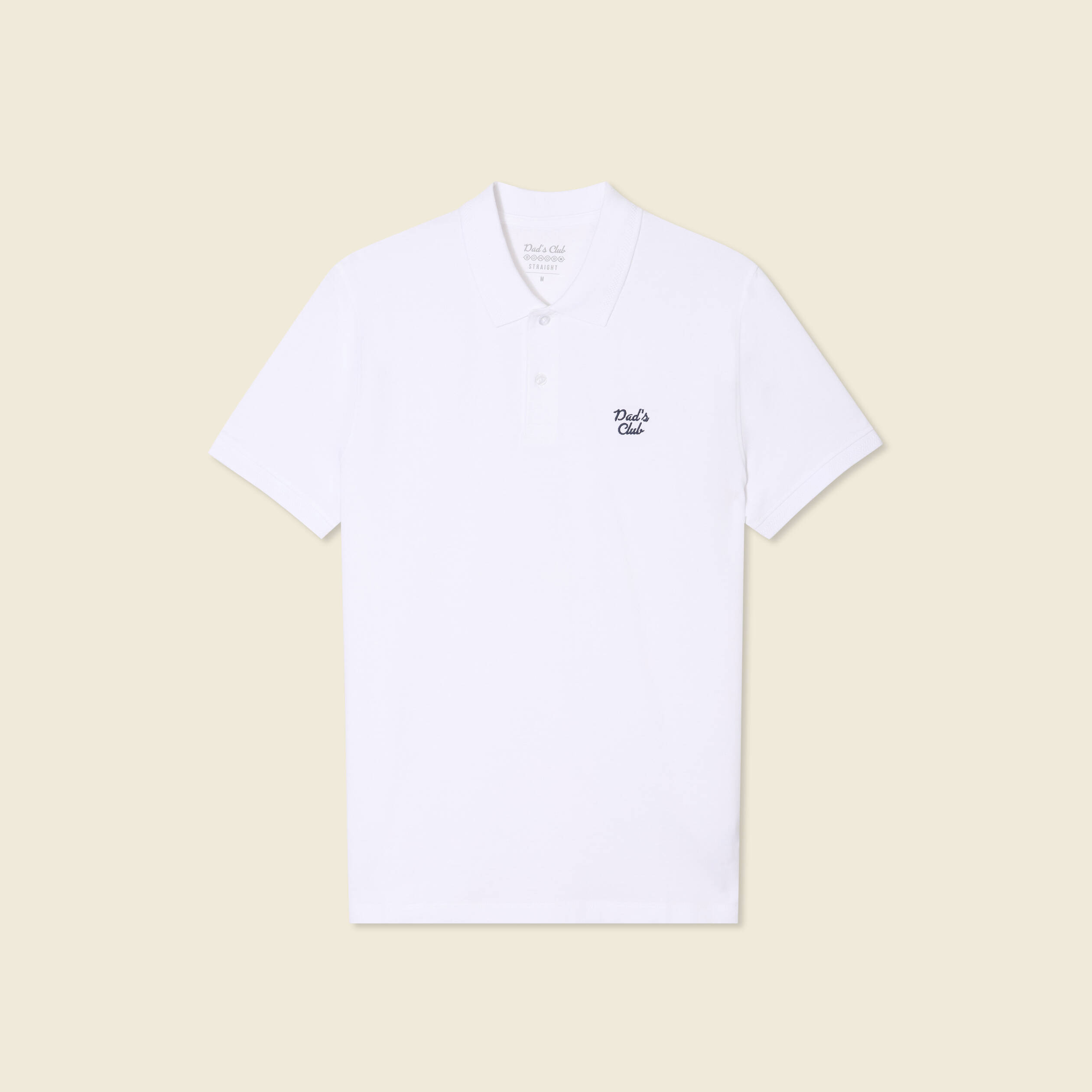 Polo manches courtes blanc homme