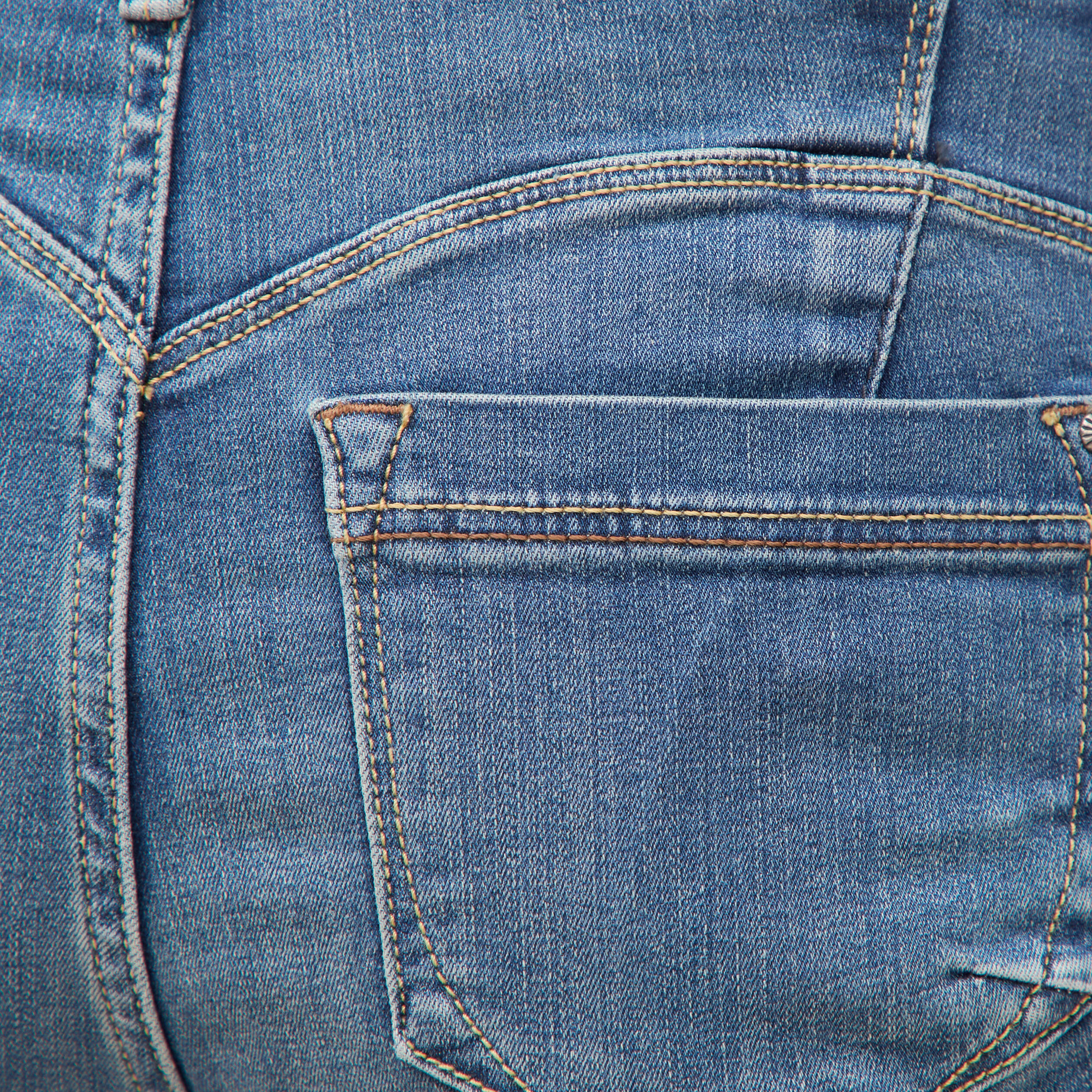 Jeans skinny push up 7/8&egrave;me denim stone femme
