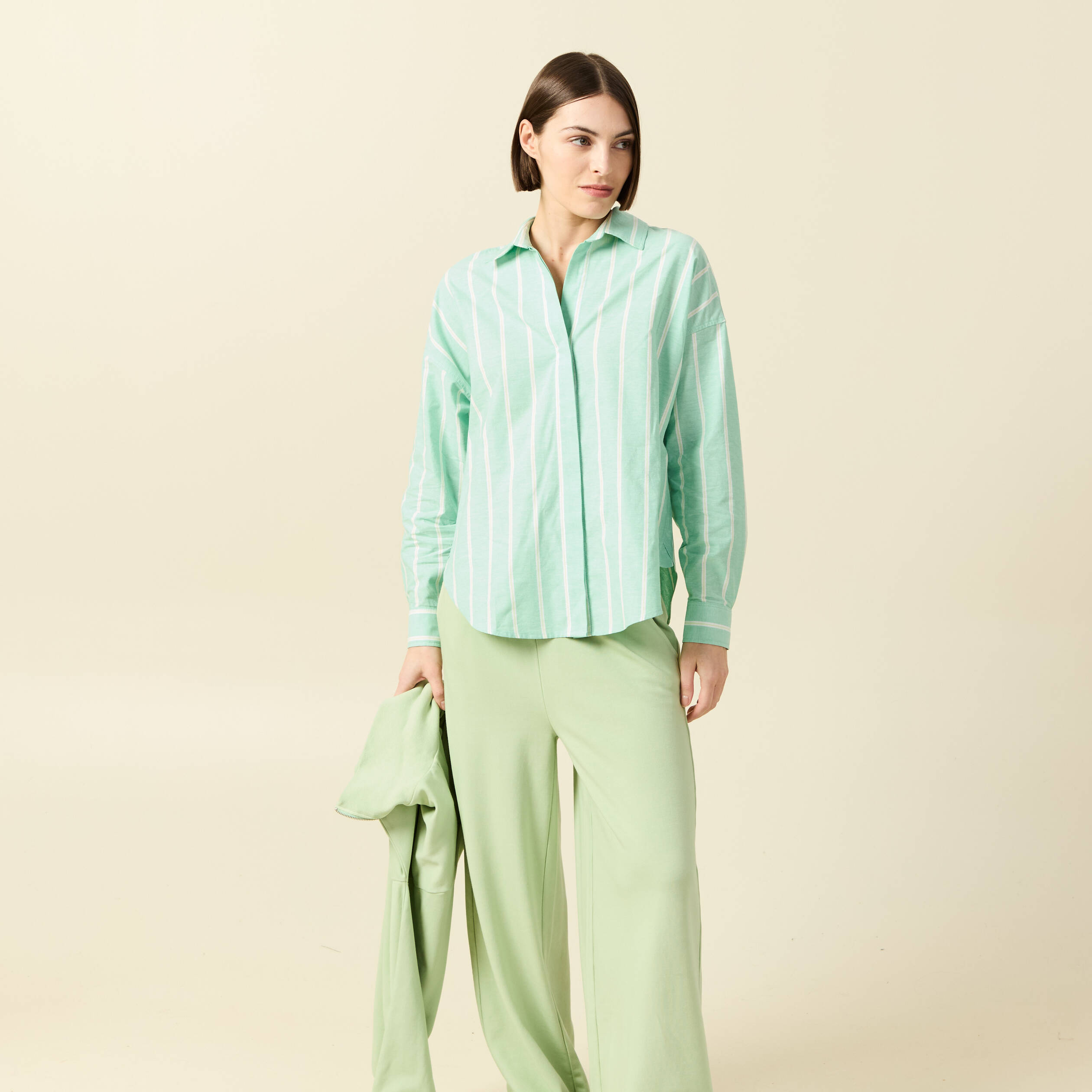 Chemise de plage - Vert menthe - Femme
