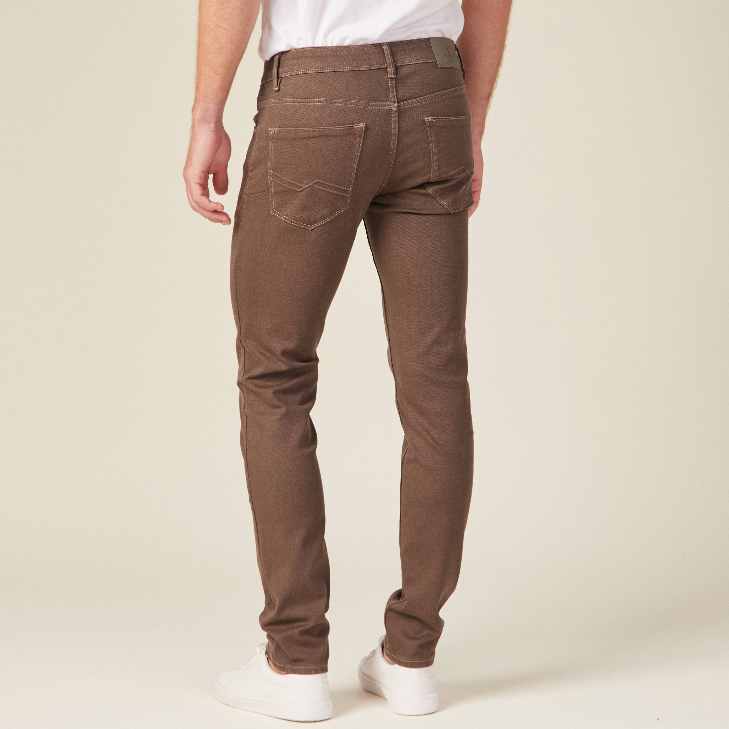 jeans slim taupe homme Jeans slim taupe homme