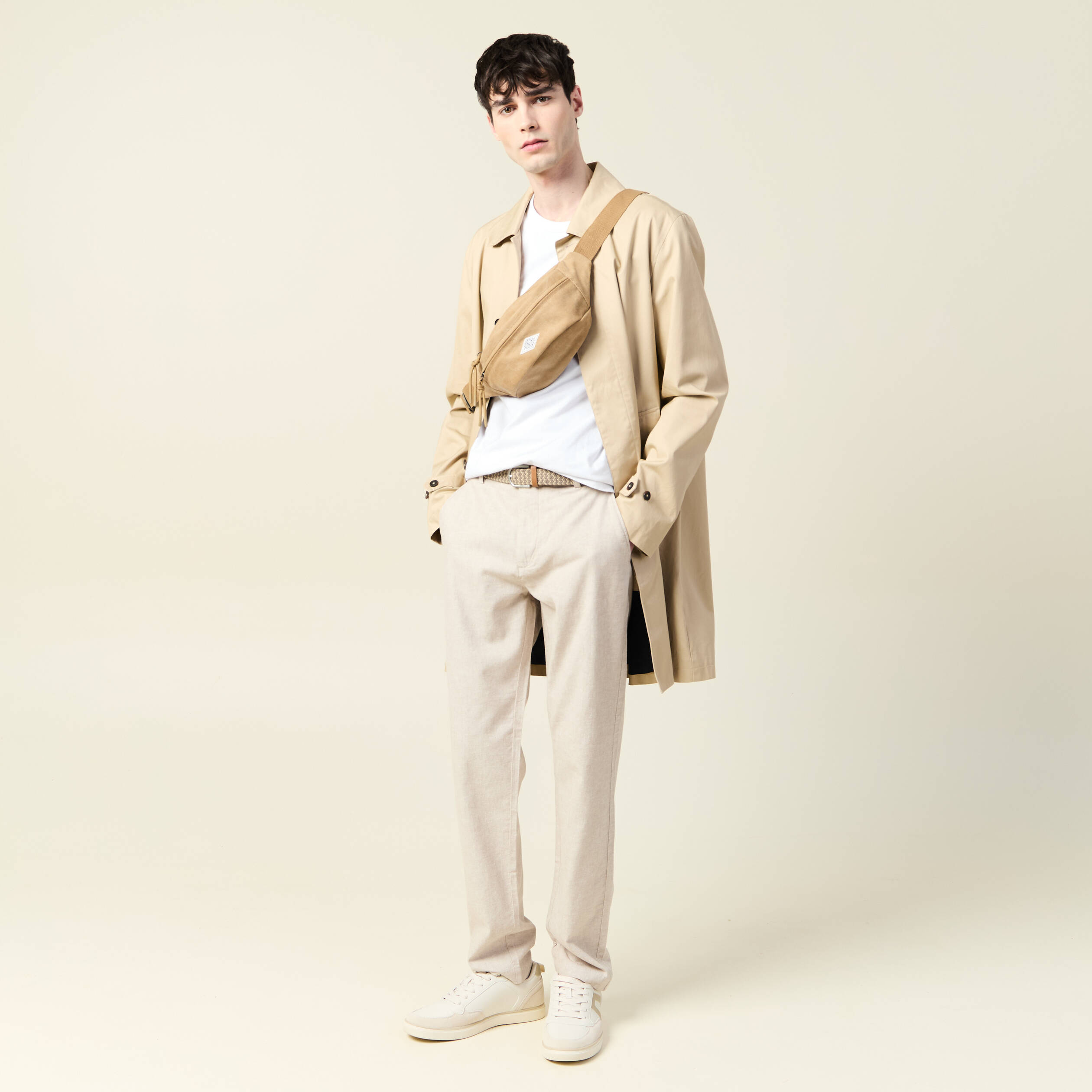 Pantalon chino homme MORAND Camel - Vente en ligne de vetements lycée pro