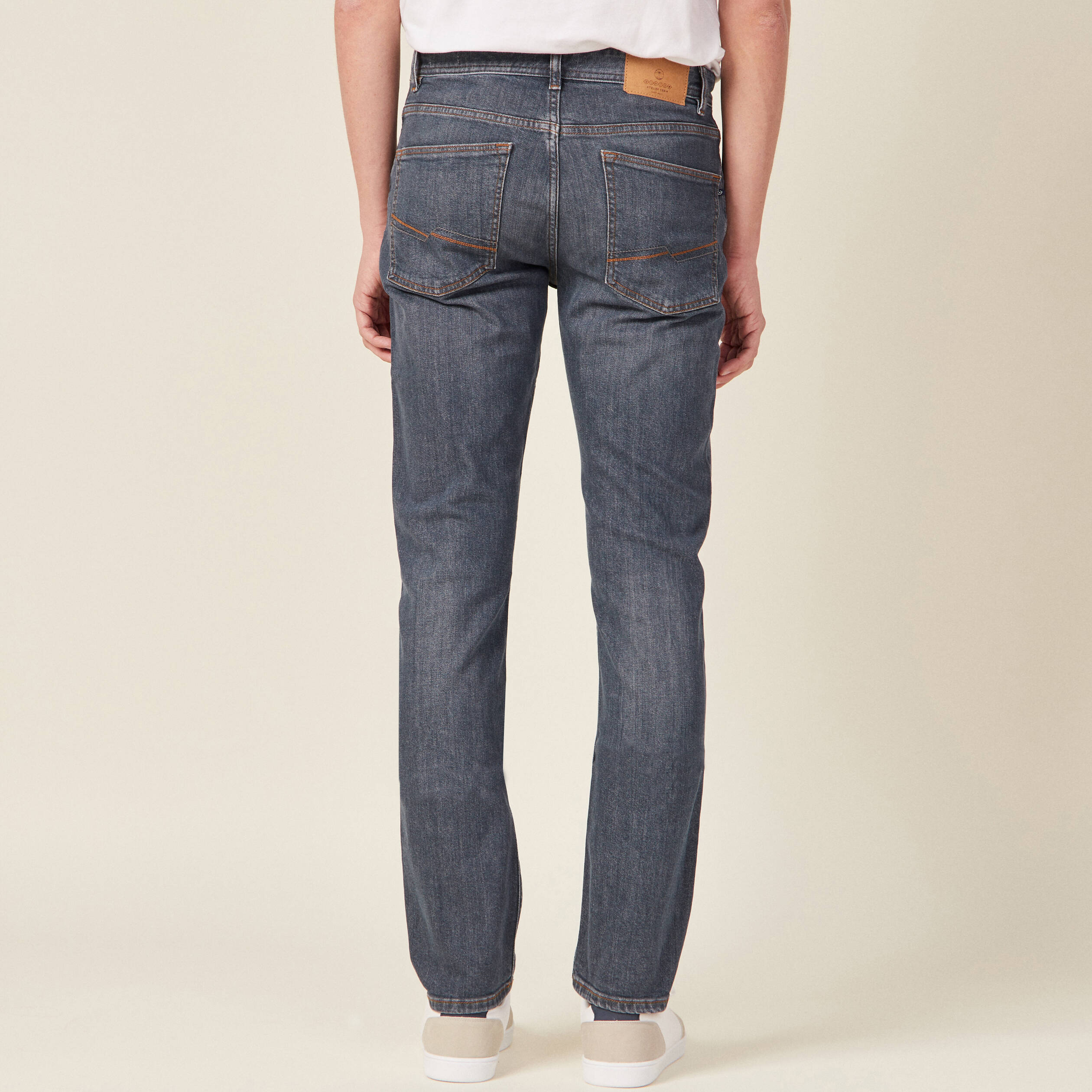 jeans straight denim dirty homme Jeans straight denim dirty homme