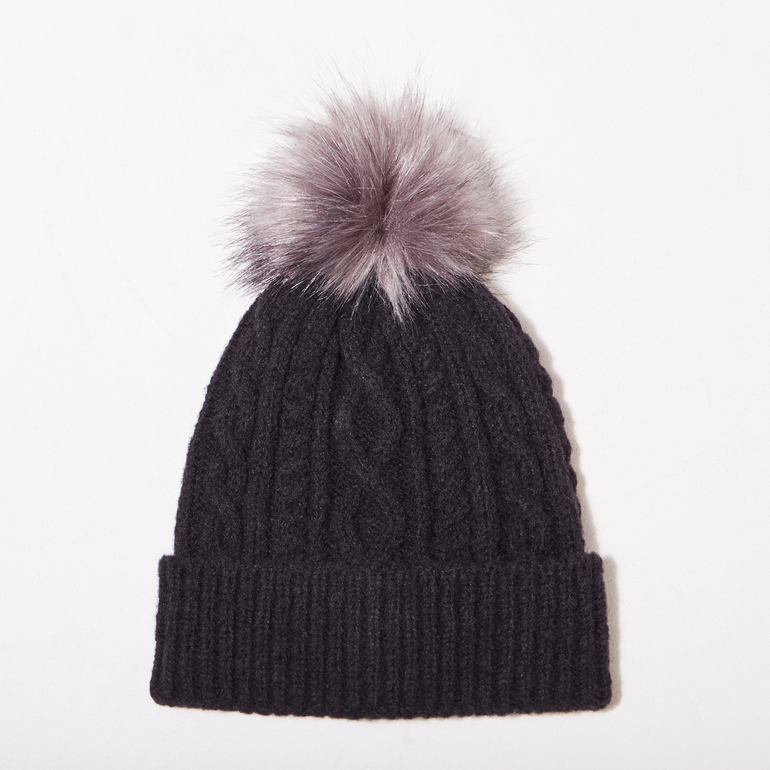 Bonnet Coton Tricoté Avec Pompon Pour Femme • Vintage Univers