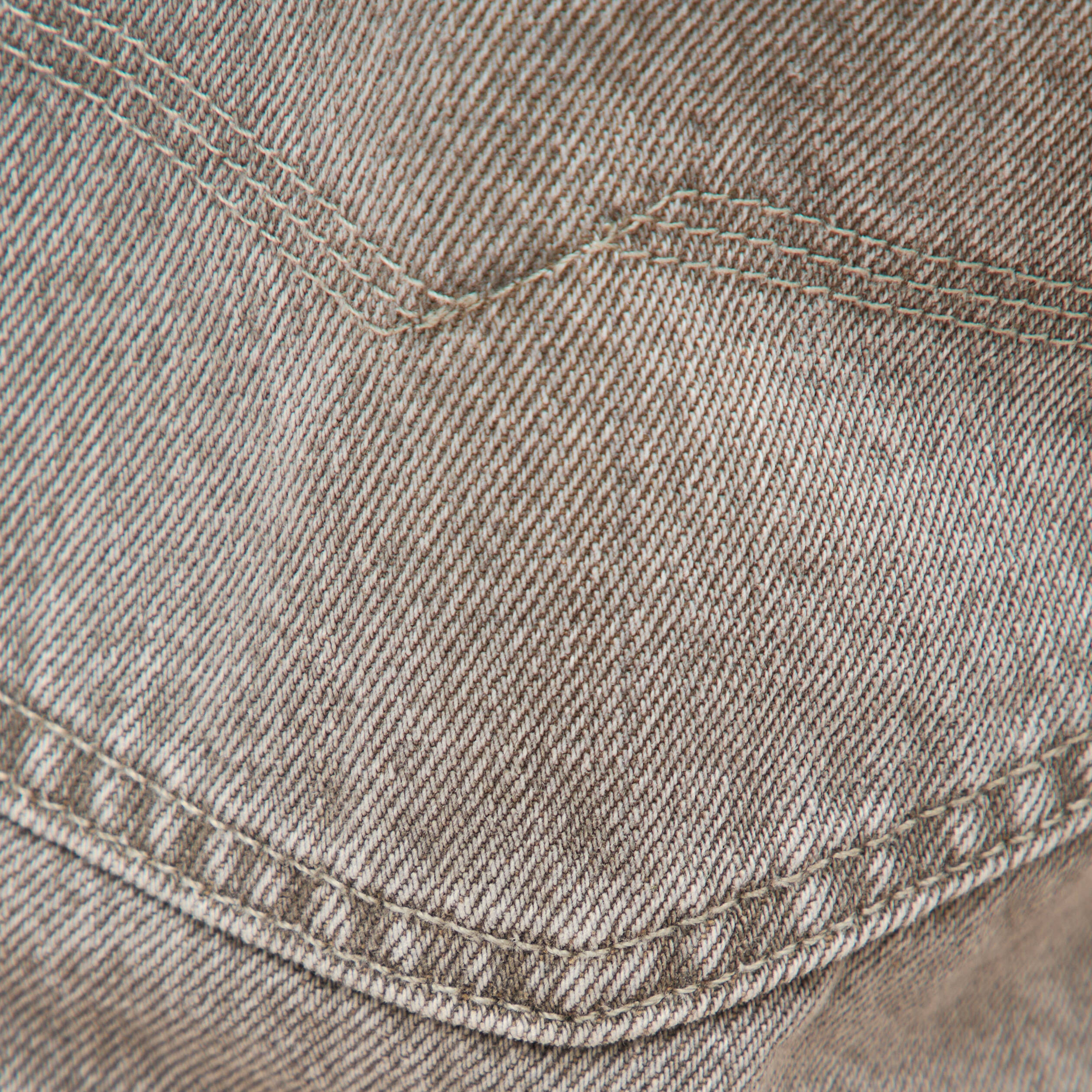 Jeans regular longueur 32 marron homme