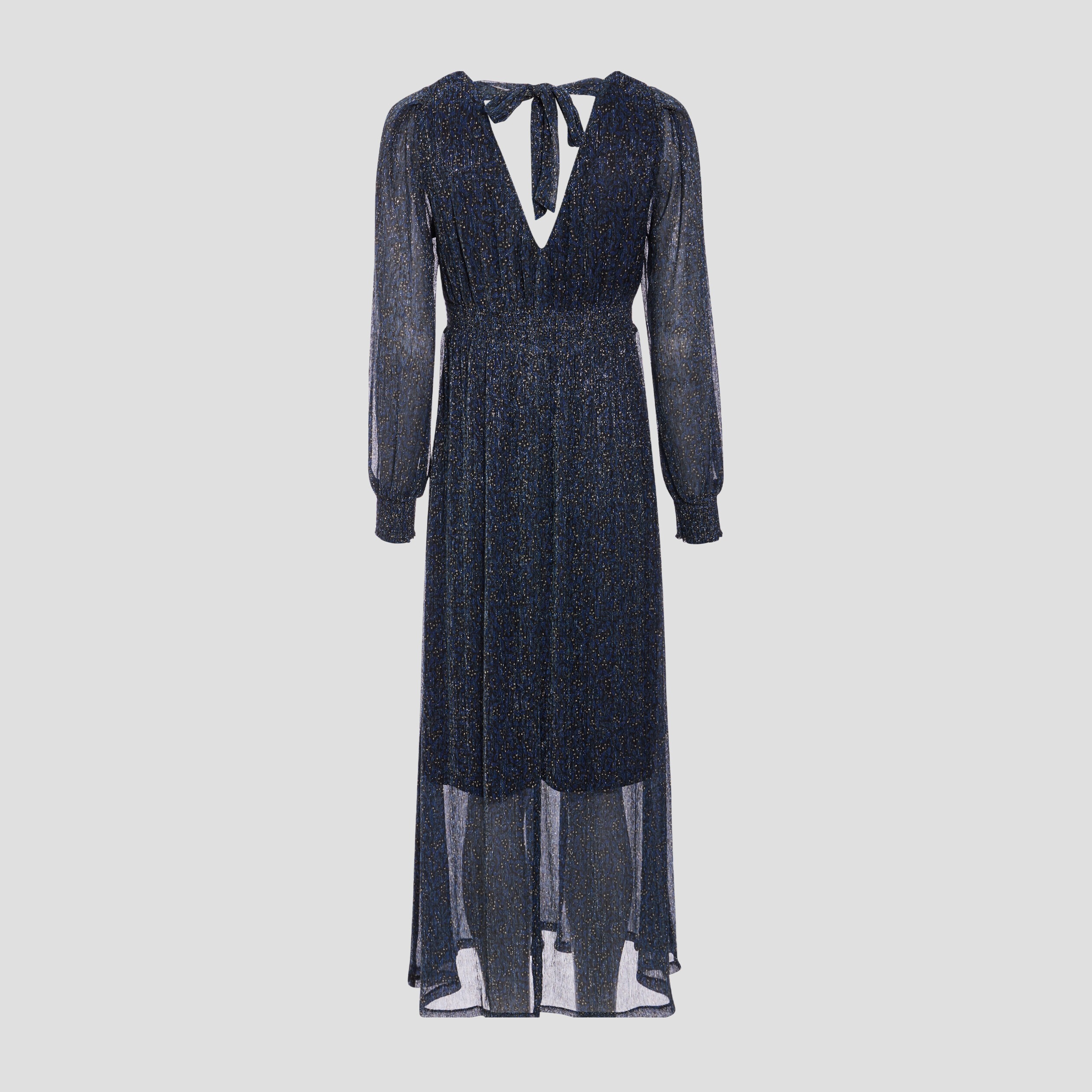 Robe Noire Fluide Cache-cœur CarlaB - Taille T2 (Midi) - Neuf Avec étiquettes - Coupe Régulière