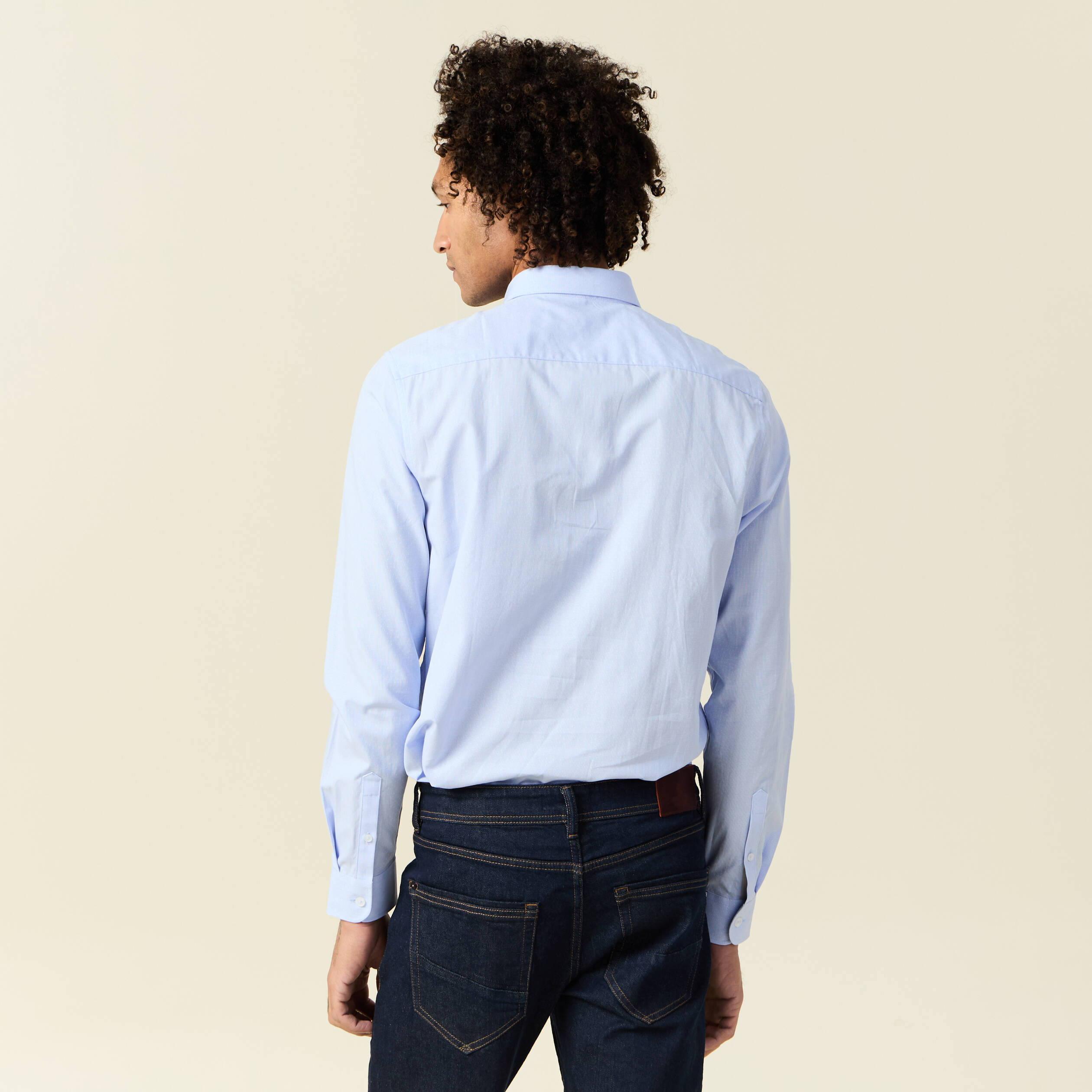 chemise manches longues bleu ciel homme Chemise manches longues bleu ciel homme