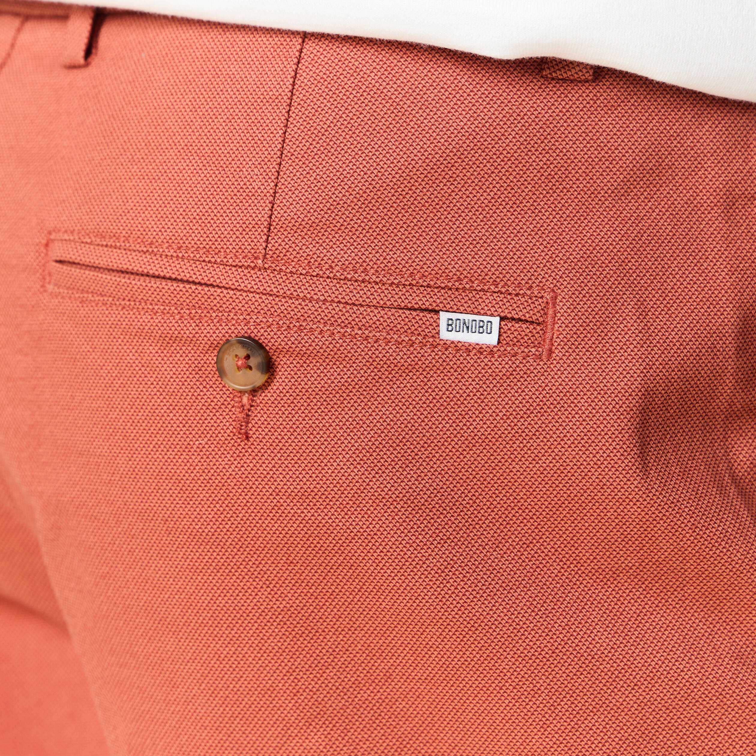 bermuda droit eco responsable rose homme Bermuda droit éco-responsable rose homme