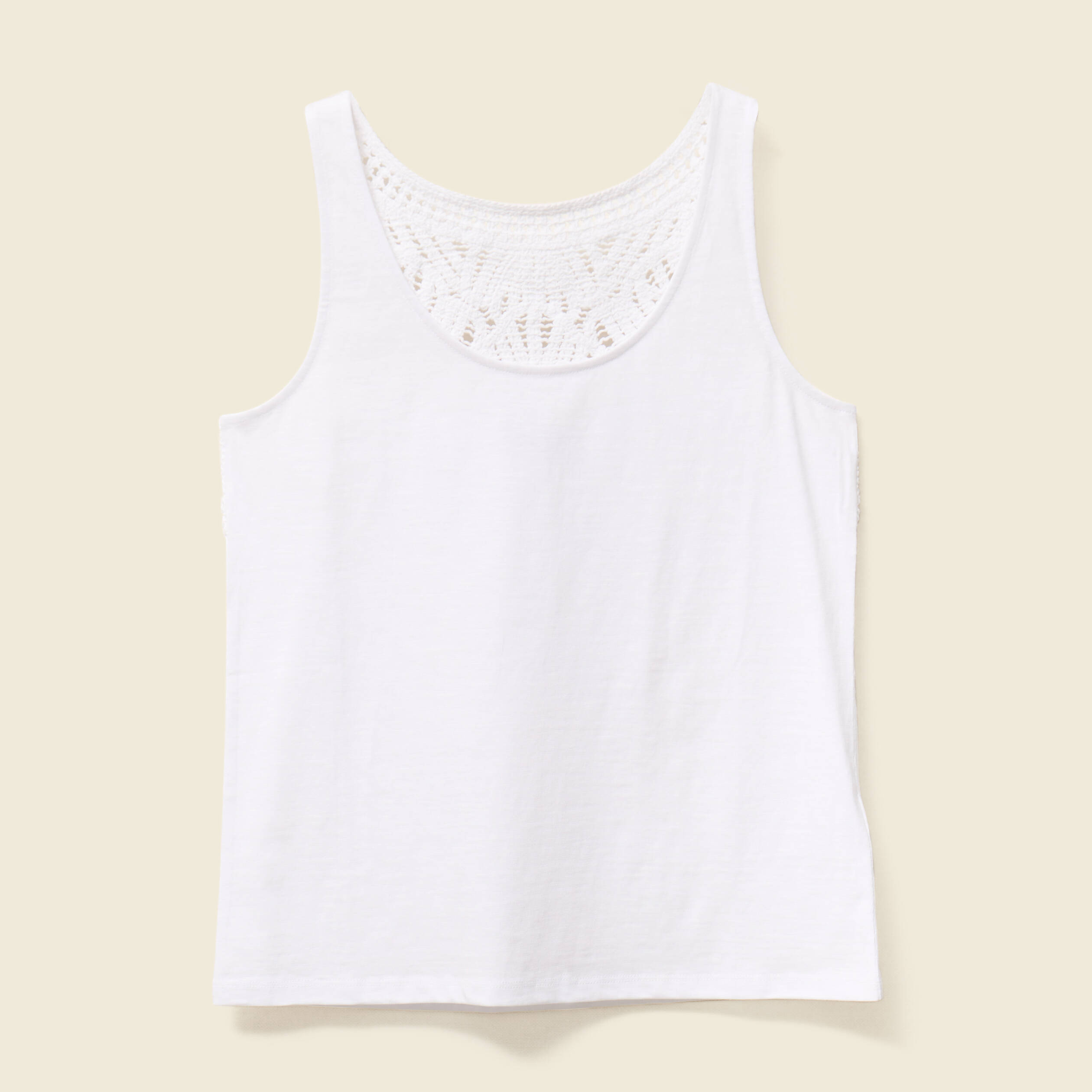 debardeur sans manches ecru femme Débardeur sans manches ecru femme