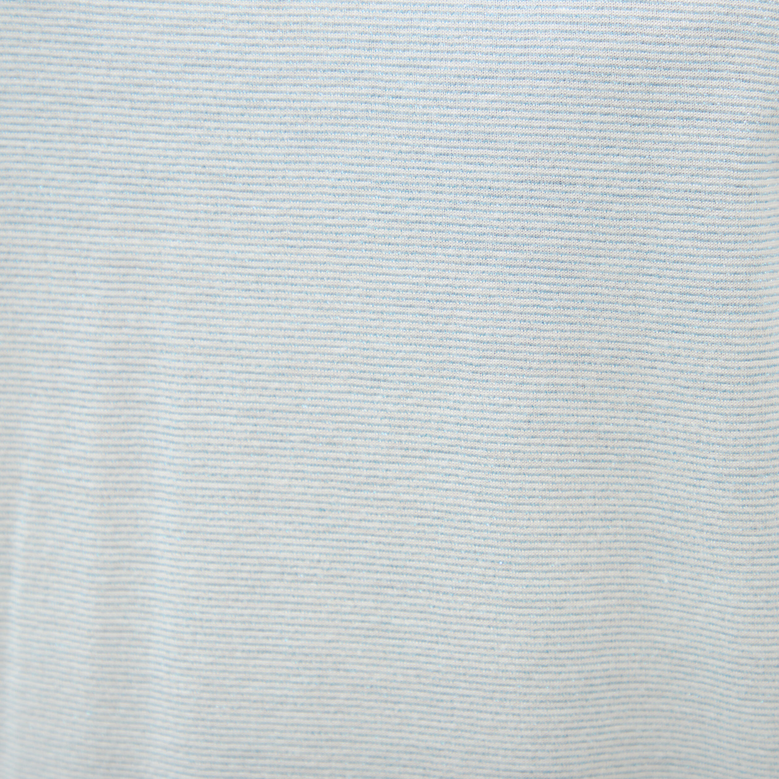 T-shirt col rond manches courtes bleu clair femme