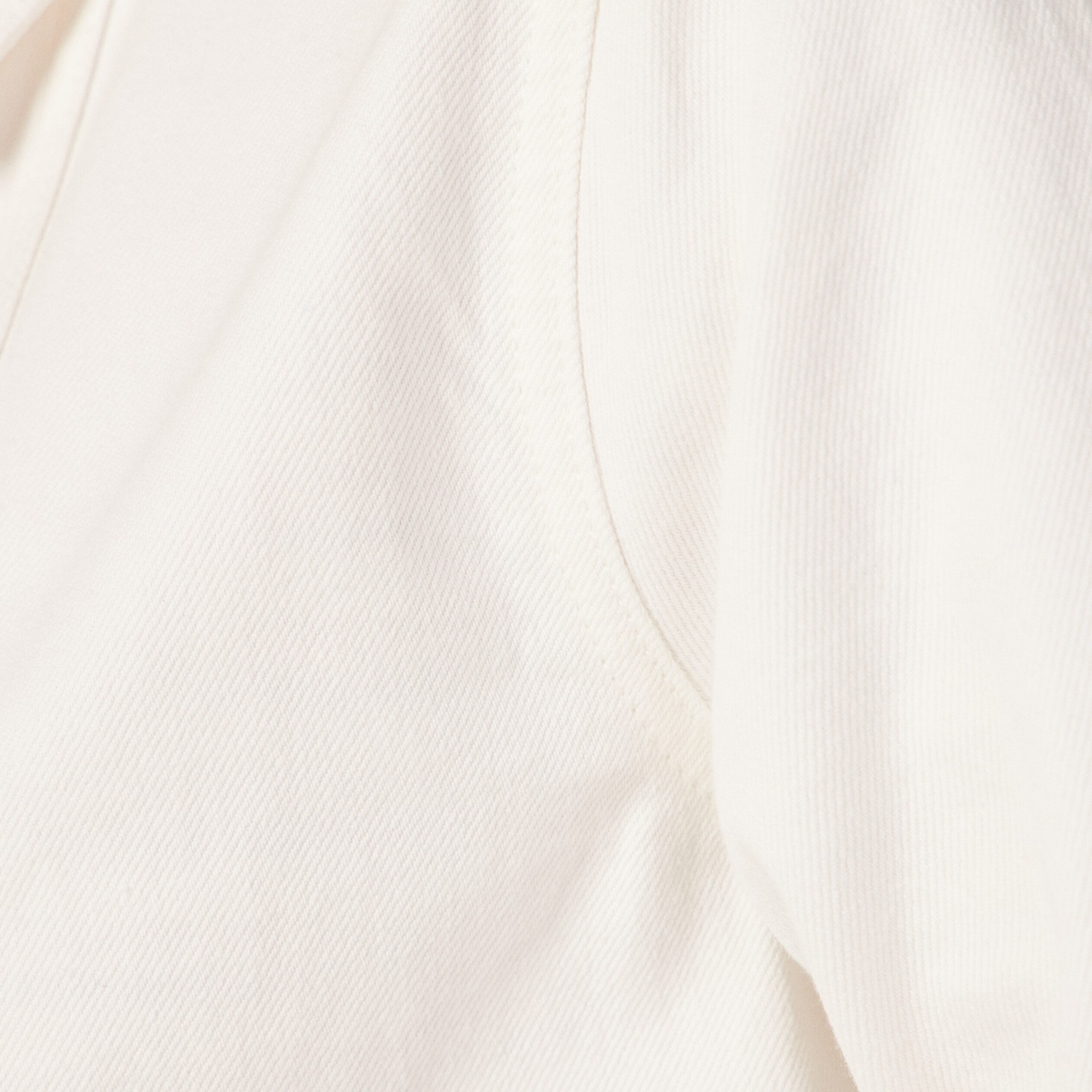 Surchemise droite boutonnée ecru femme