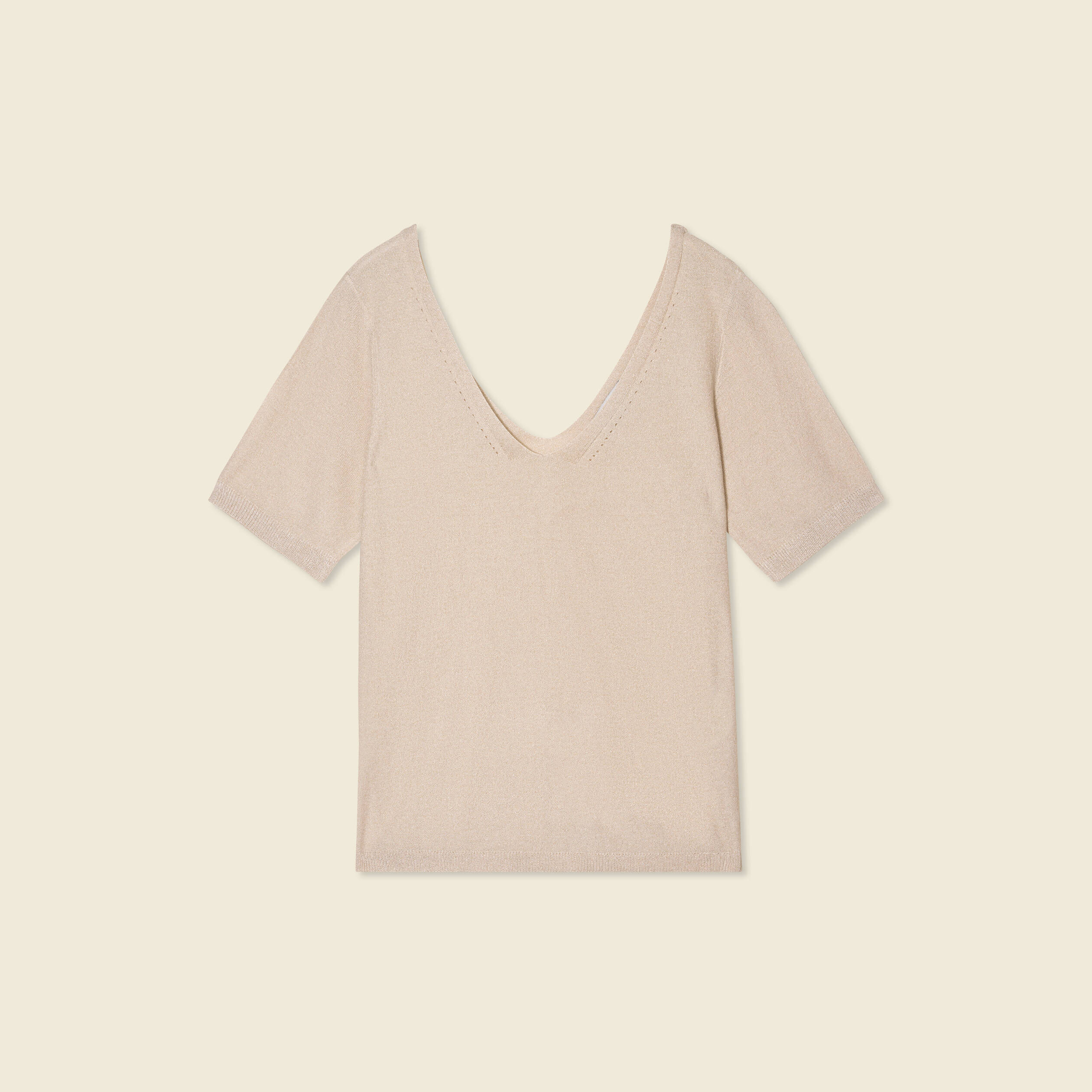 pull manches courtes ecru femme Pull manches courtes ecru femme