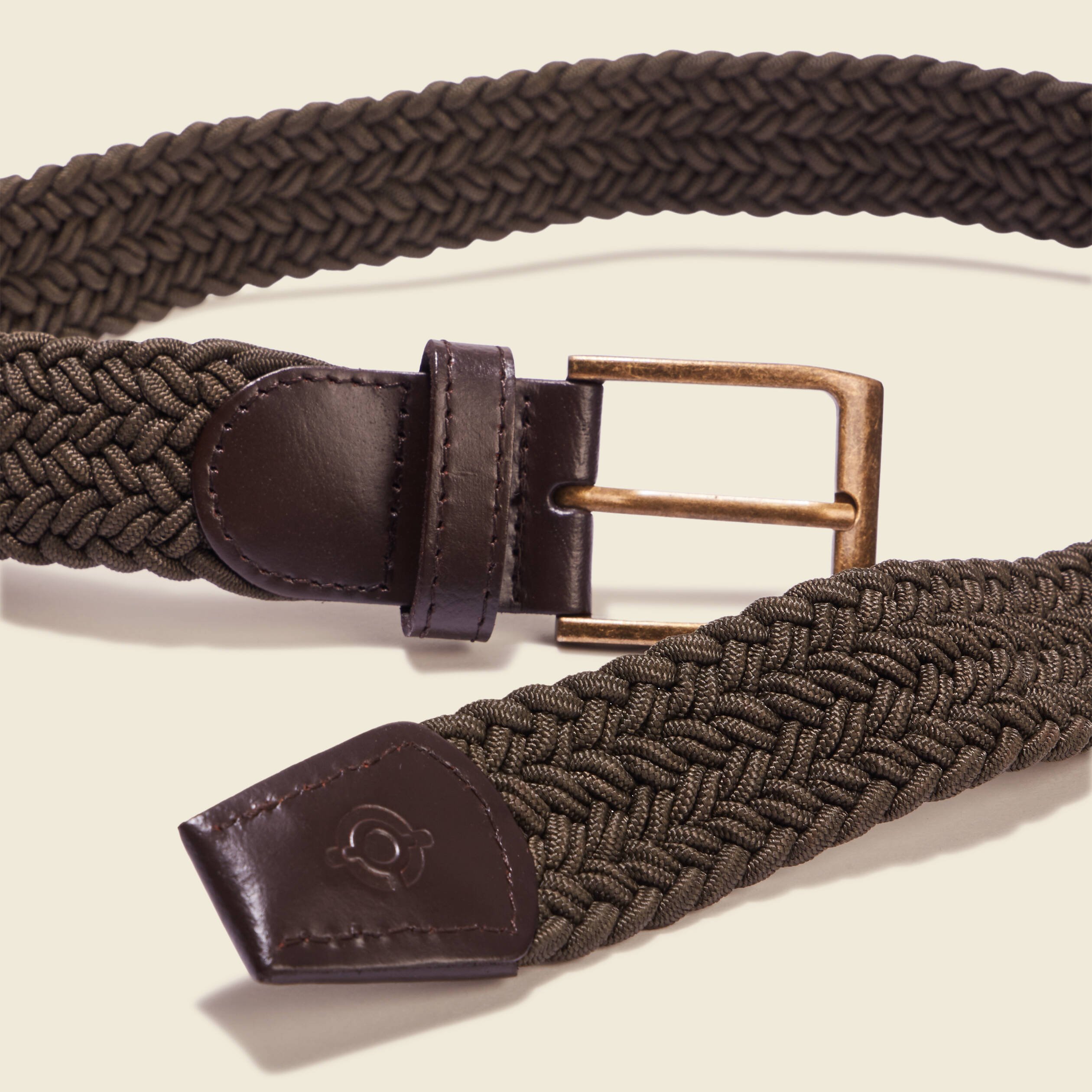 ceinture tressee homme taupe homme Ceinture tressée homme taupe homme