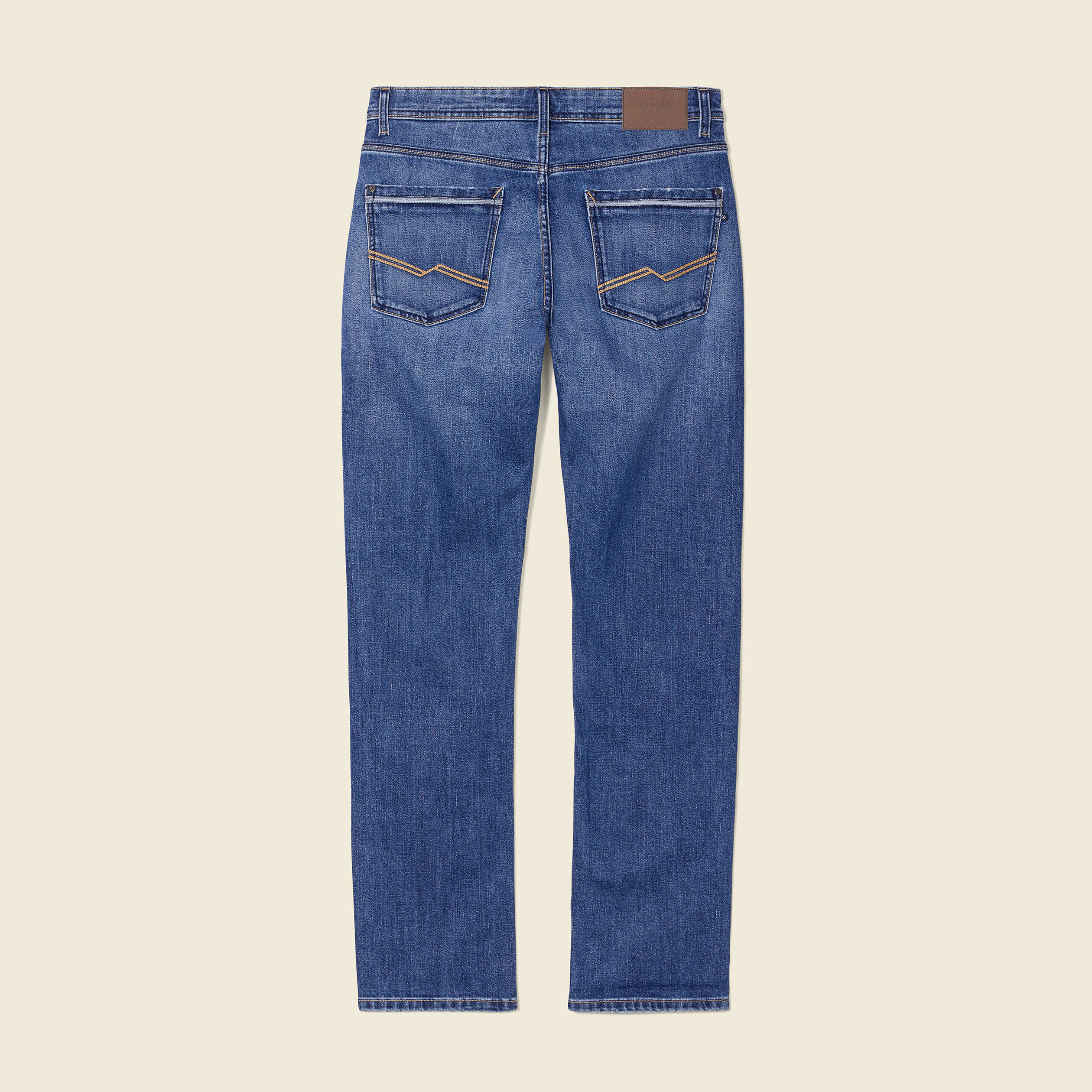 Jeans regular 5 poches denim double stone homme