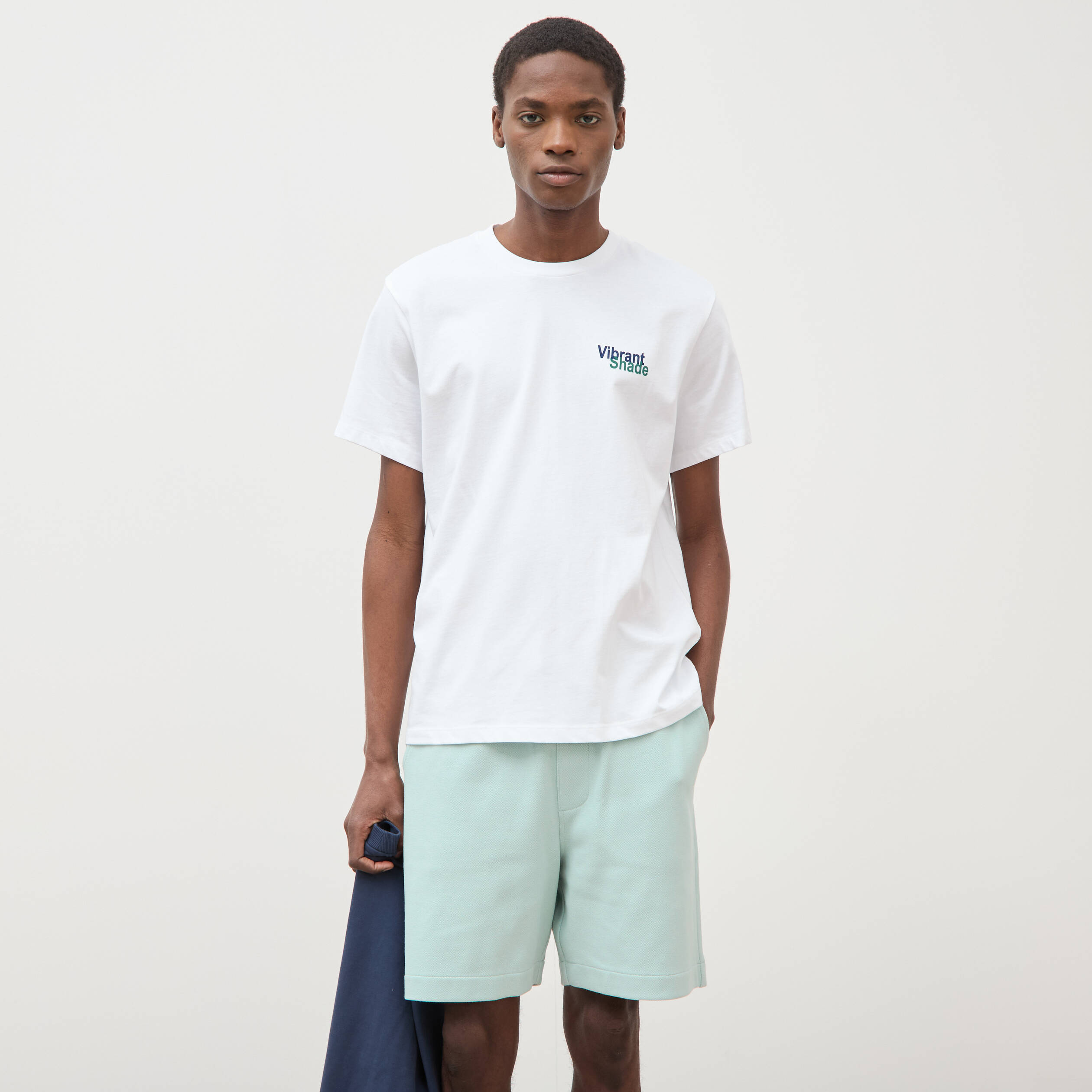 T-shirt en coton ecru homme