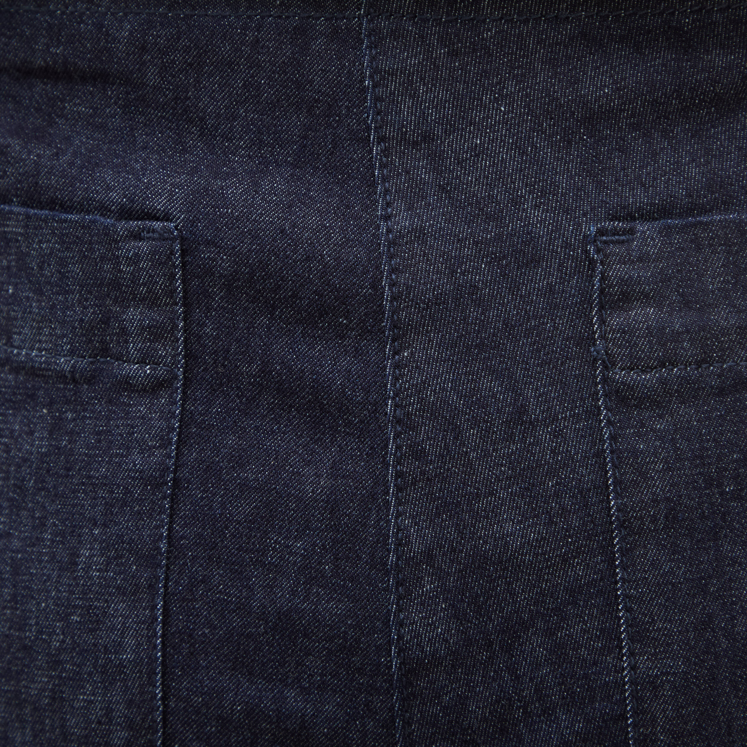 Jeans flare &agrave; pont denim brut femme