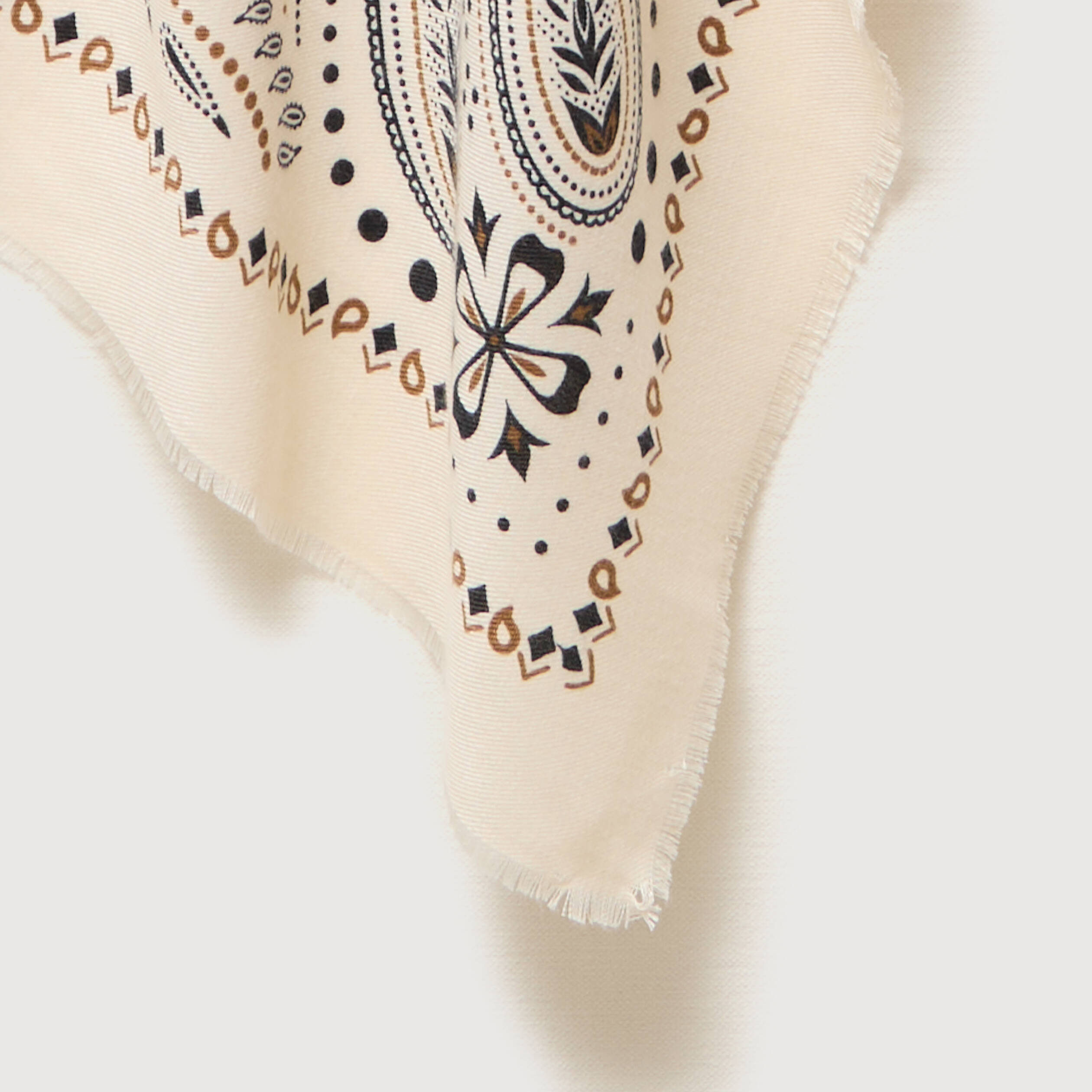 Foulard ecru femme